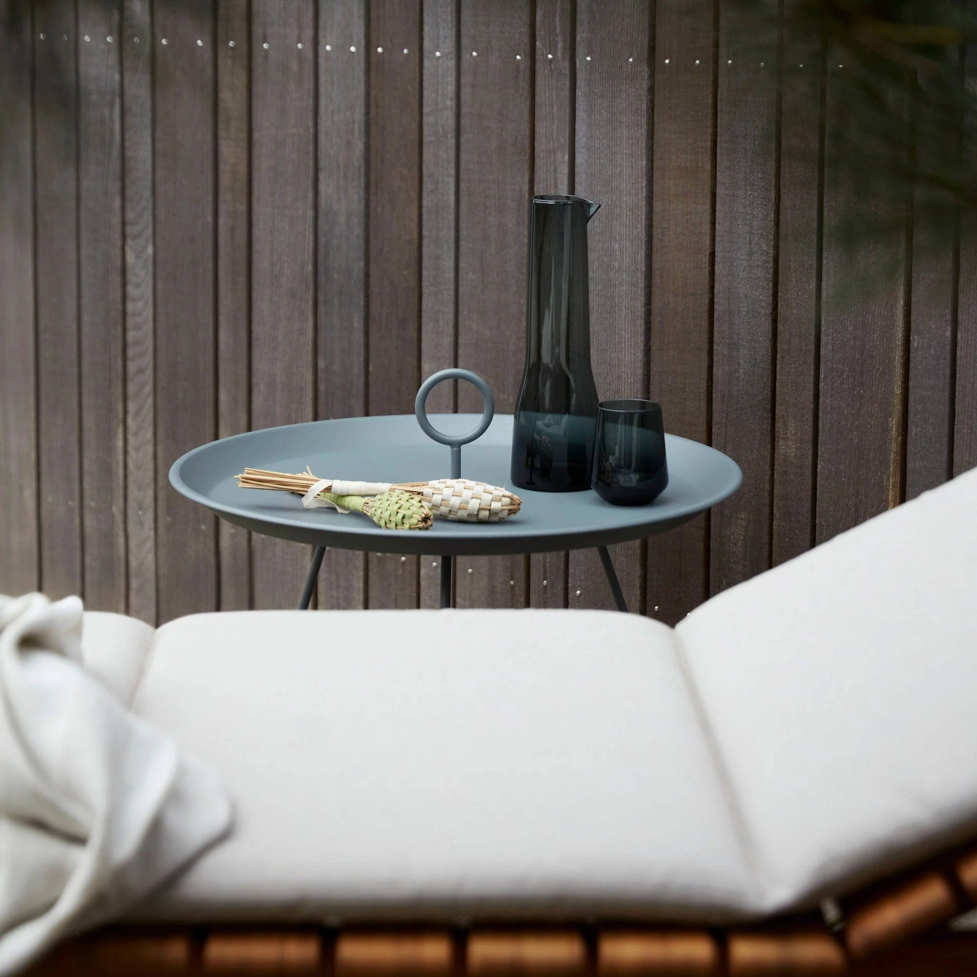 Eyelet Tray Table 60(CM) - Dark Grey Medium - Image 3