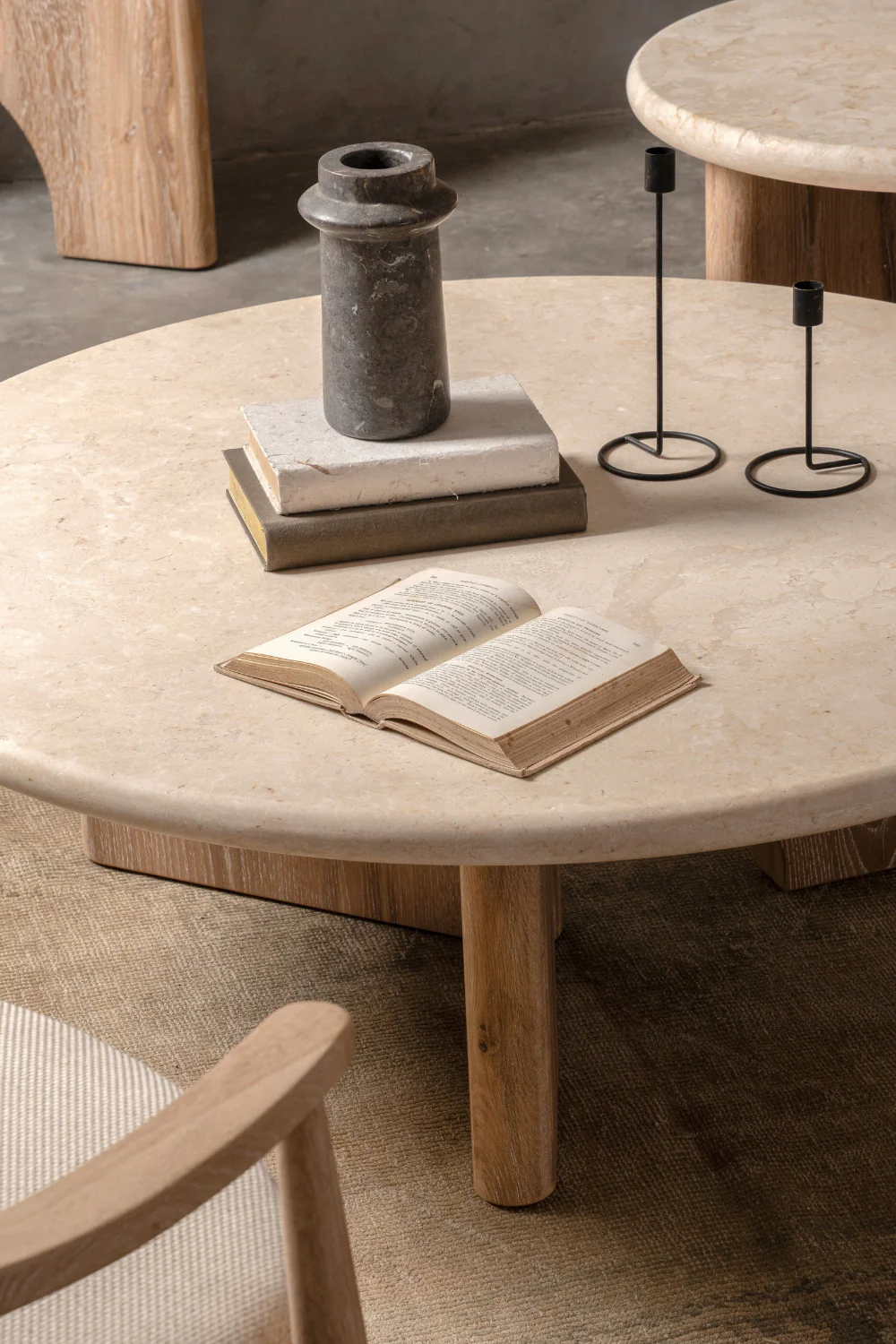 Floema Coffee Table - Marble Top - Image 2