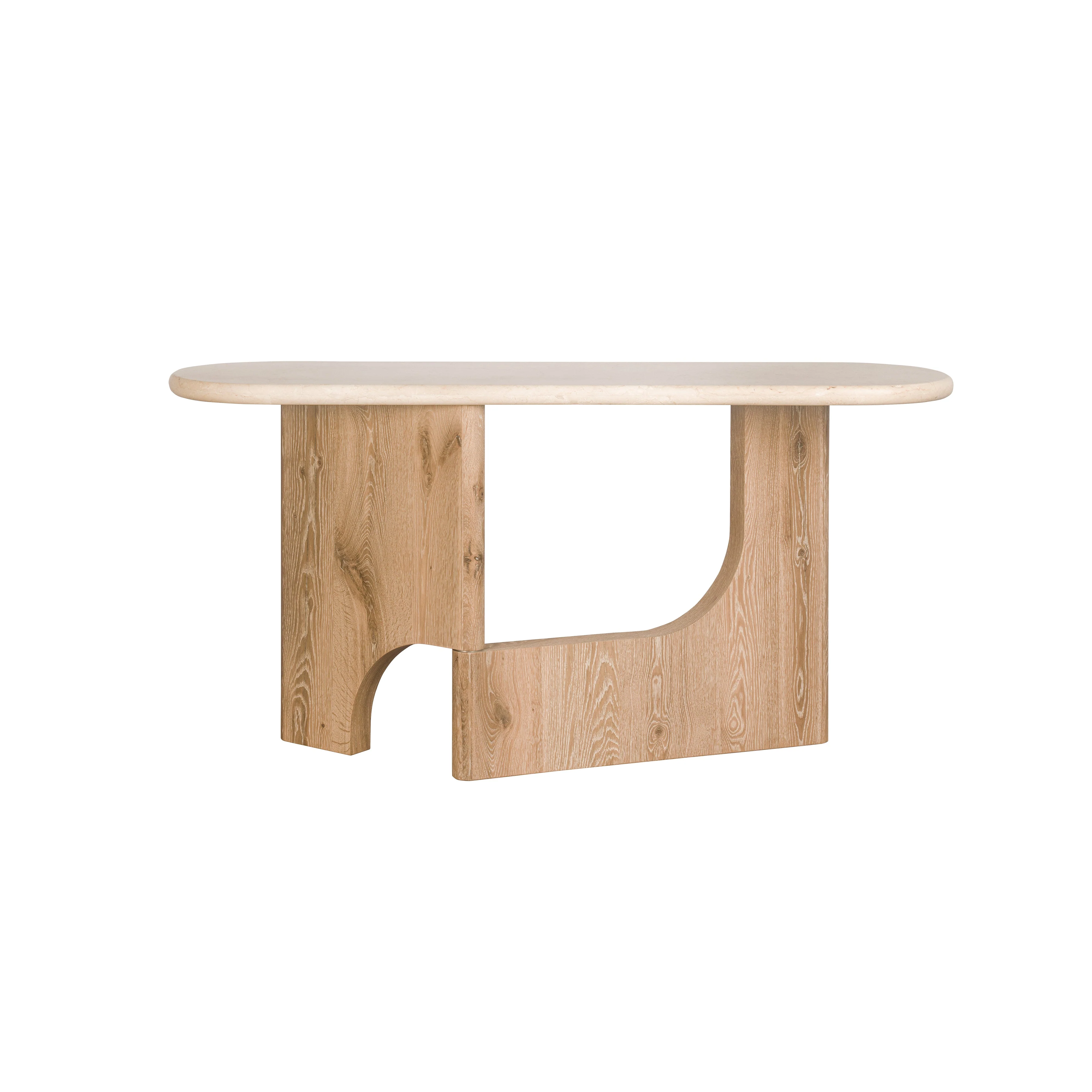 Floema Console Table - Marble Top - Image 5