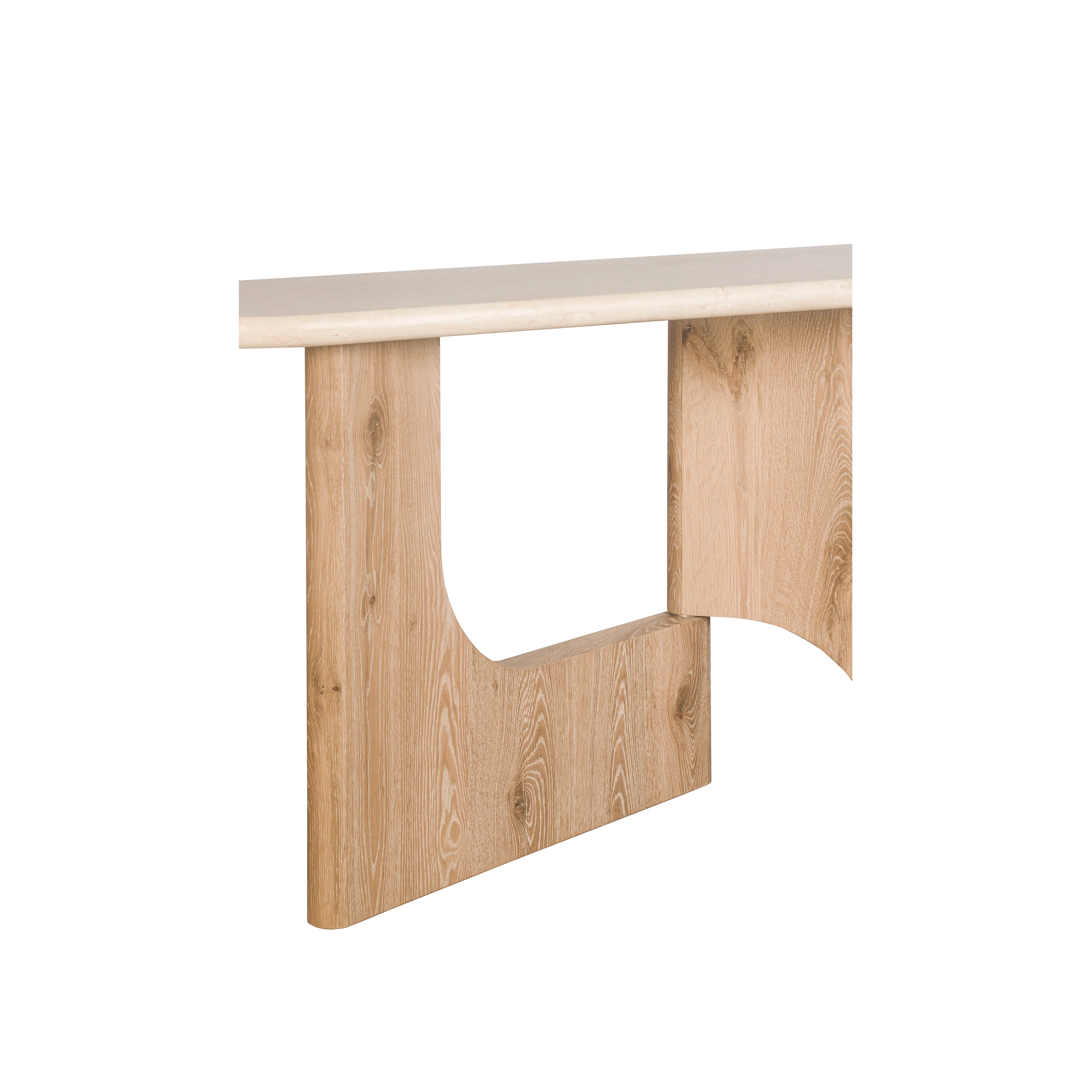 Floema Console Table - Marble Top - Image 6