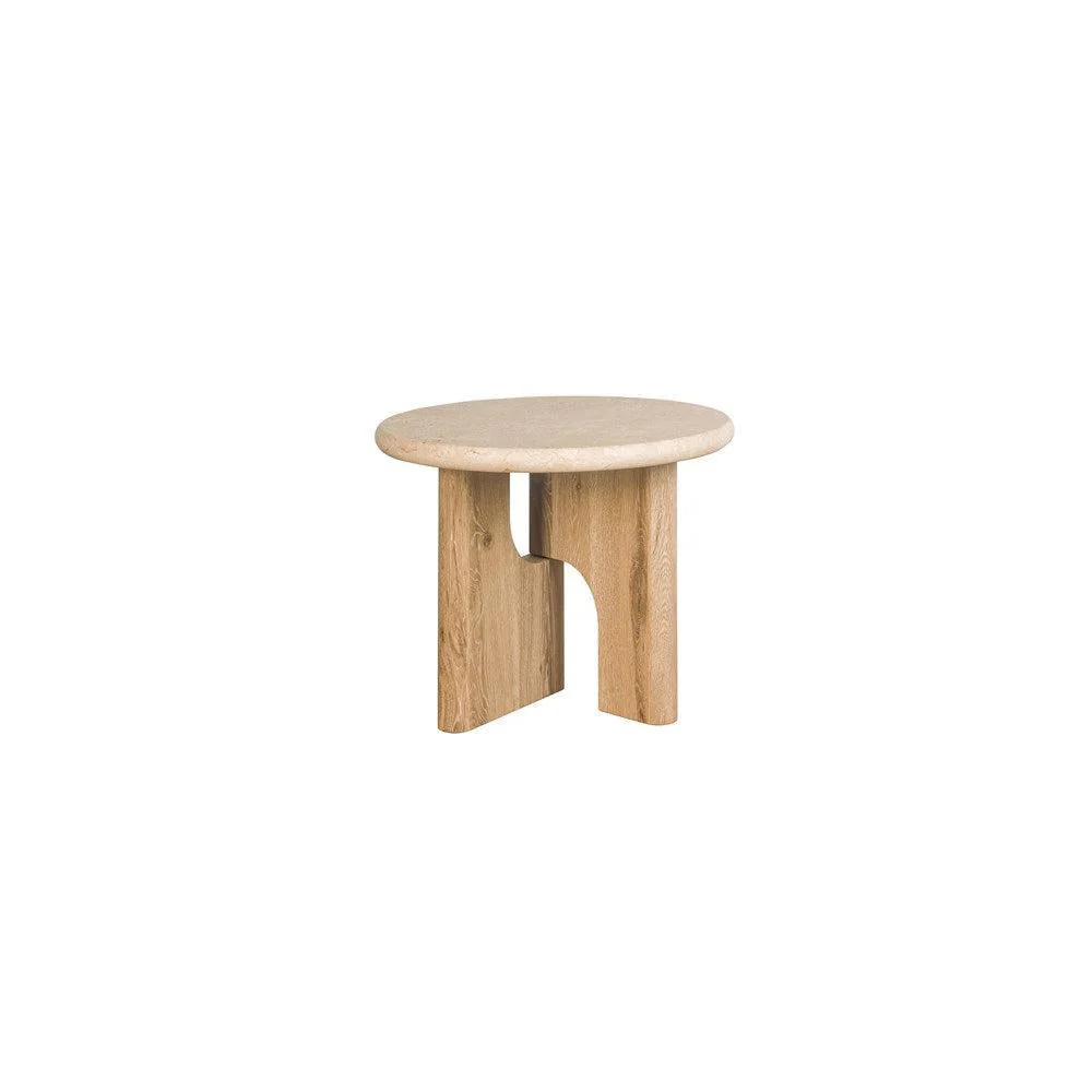 Floema Side Table - Marble Top