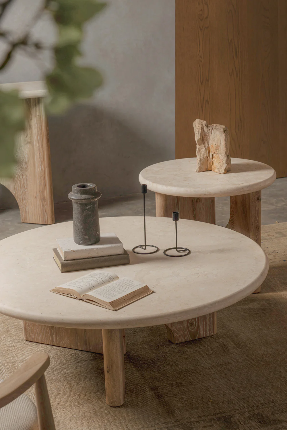 Floema Side Table - Marble Top - Image 2