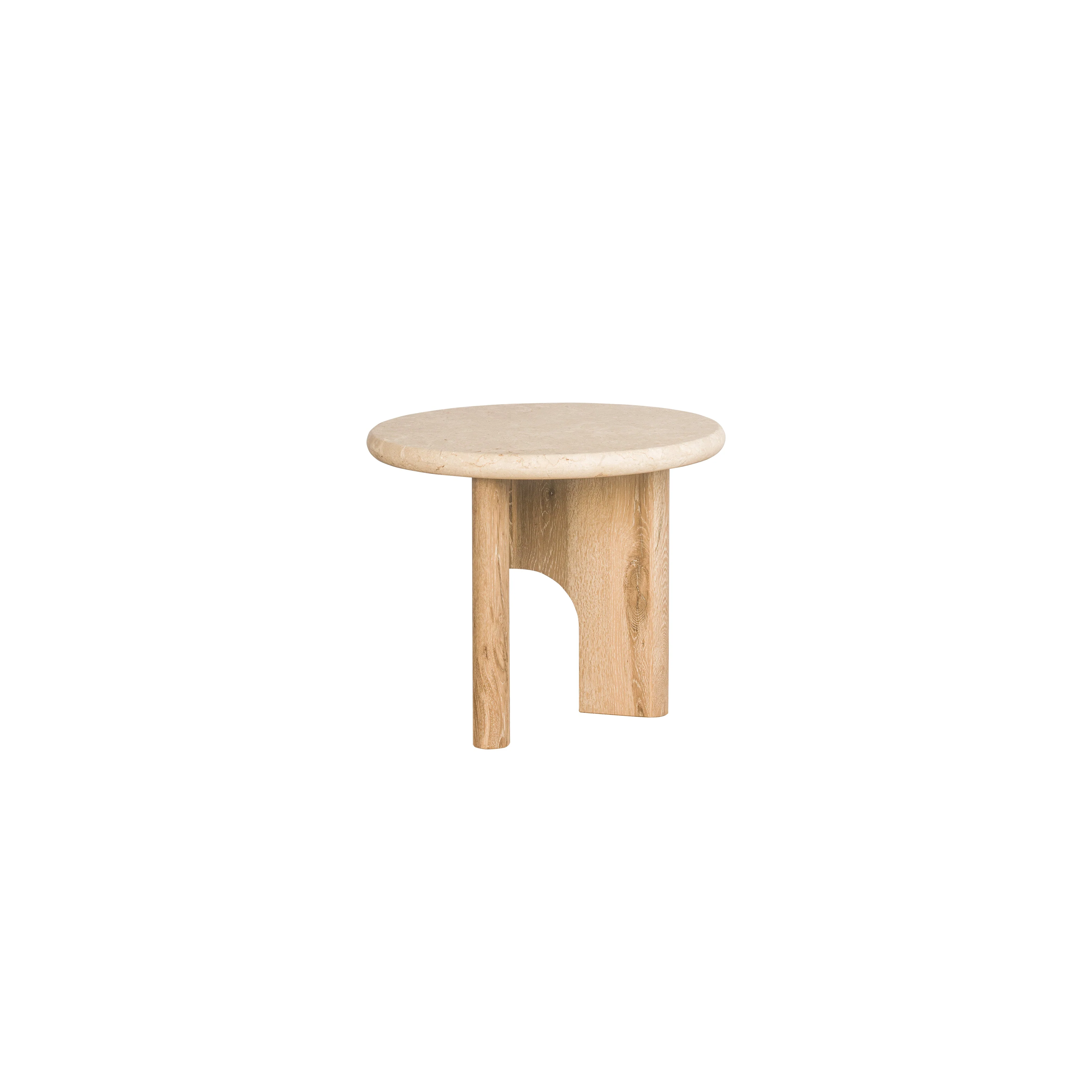 Floema Side Table - Marble Top - Image 3
