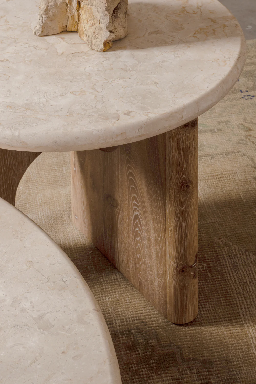 Floema Side Table - Marble Top - Image 8