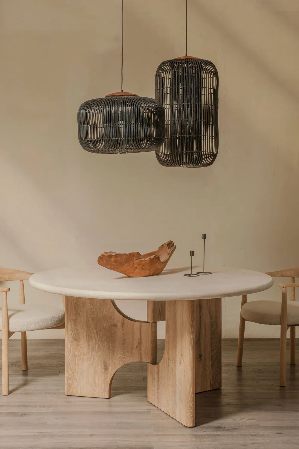 Floema Round Dining Table - Marble Top - Image 2