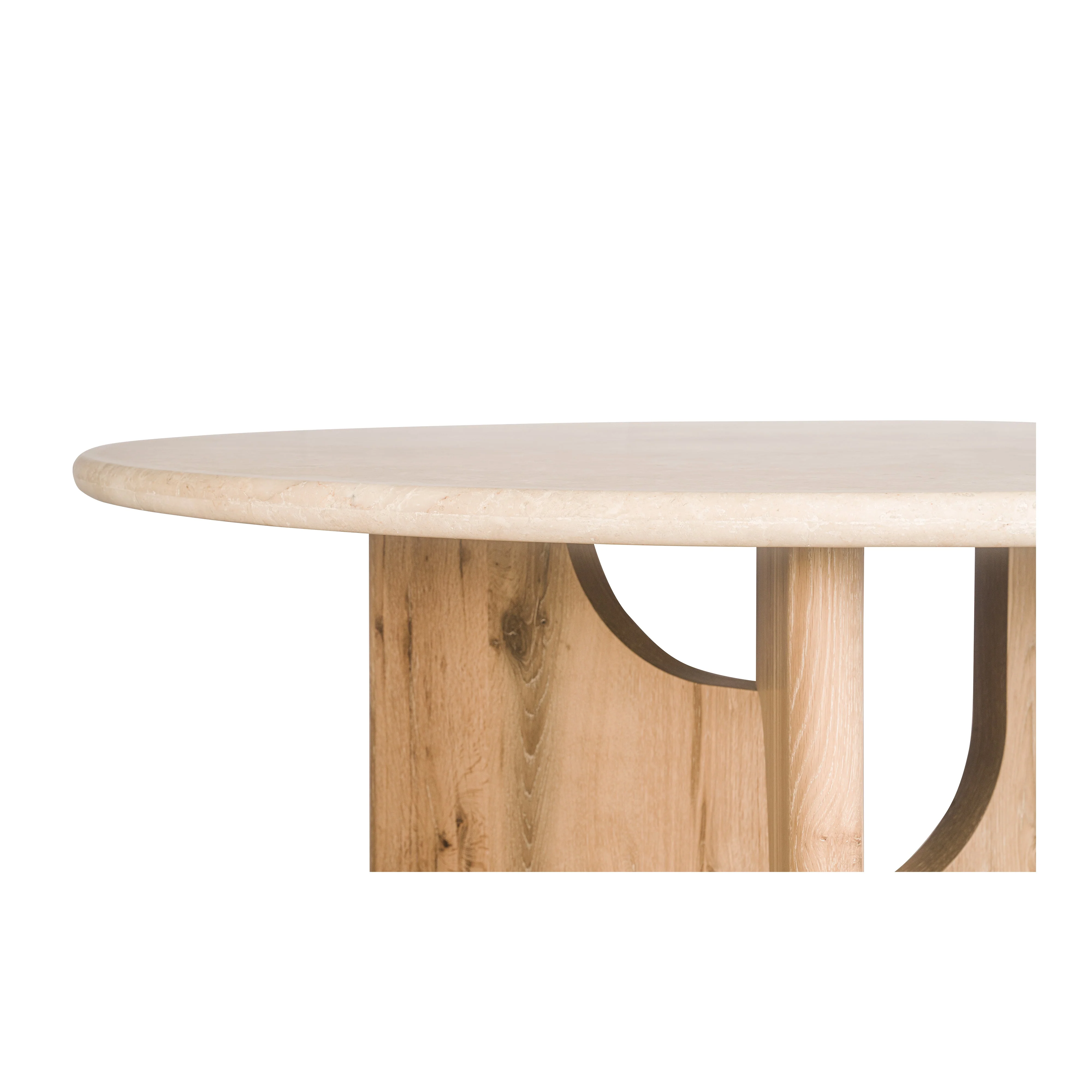Floema Round Dining Table - Marble Top - Image 6