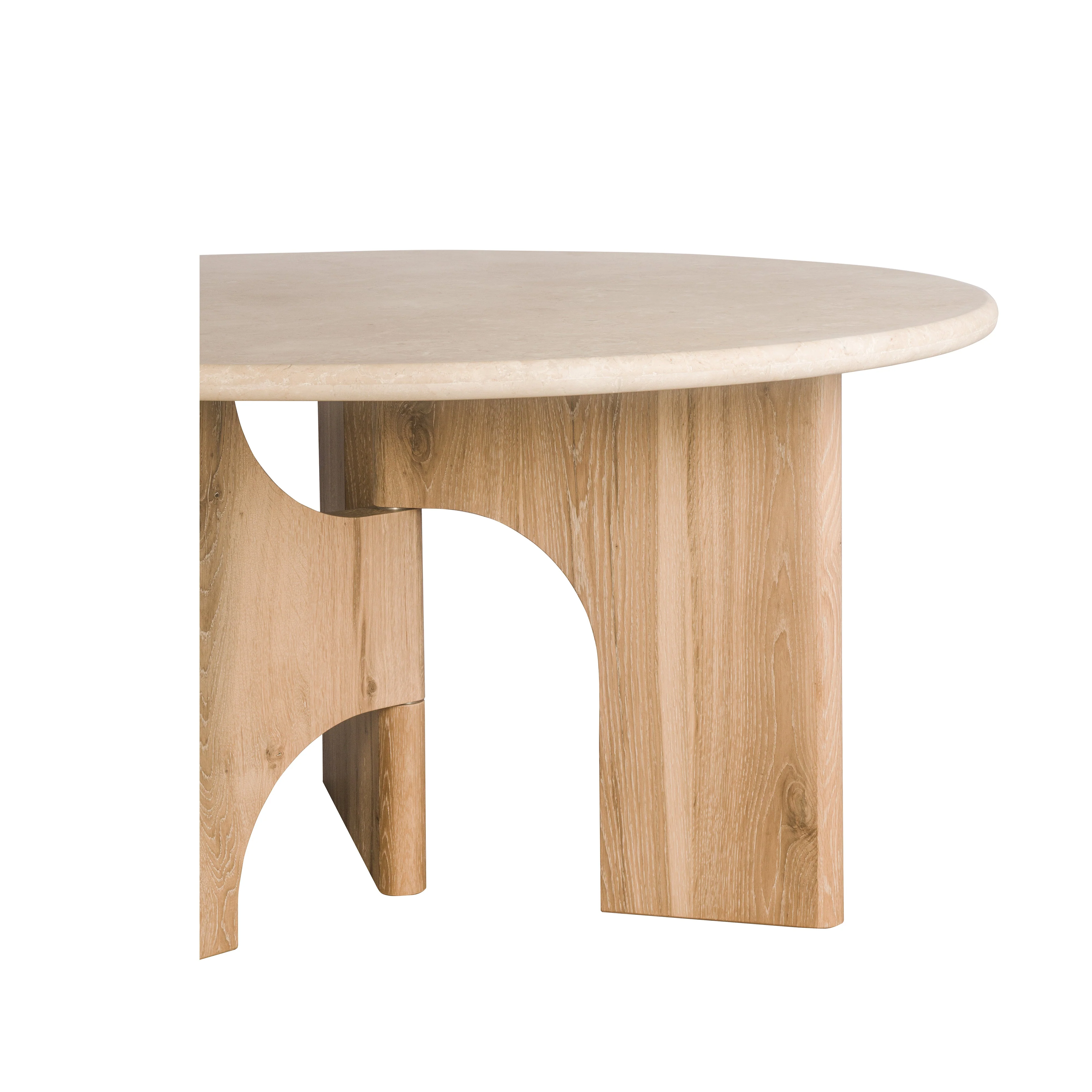 Floema Round Dining Table - Marble Top - Image 7