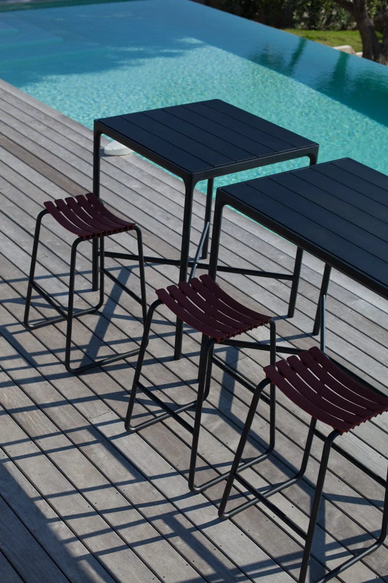 Four Bar Table - Black Top & Frame 160(CM) - Image 4
