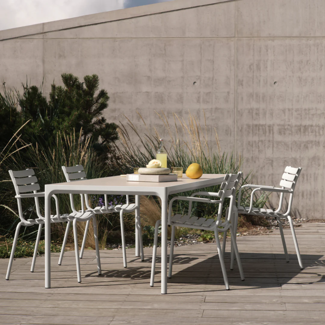 FOUR Ceramic table, 160x90 cm - Beige - Image 5