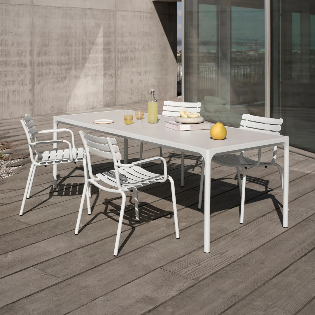 FOUR Ceramic table, 210x90 cm - Beige - Image 2
