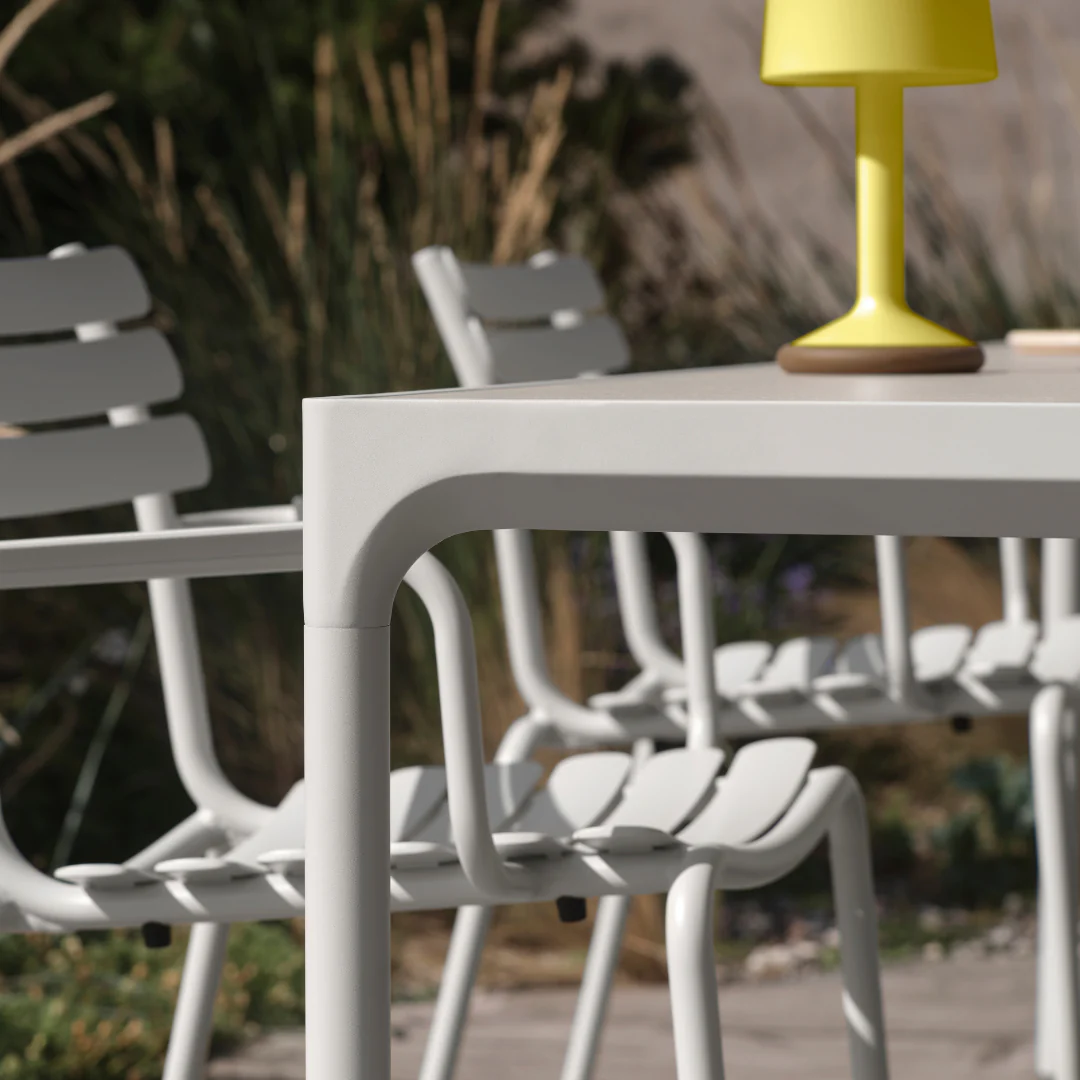 FOUR Ceramic table, 210x90 cm - Beige - Image 5