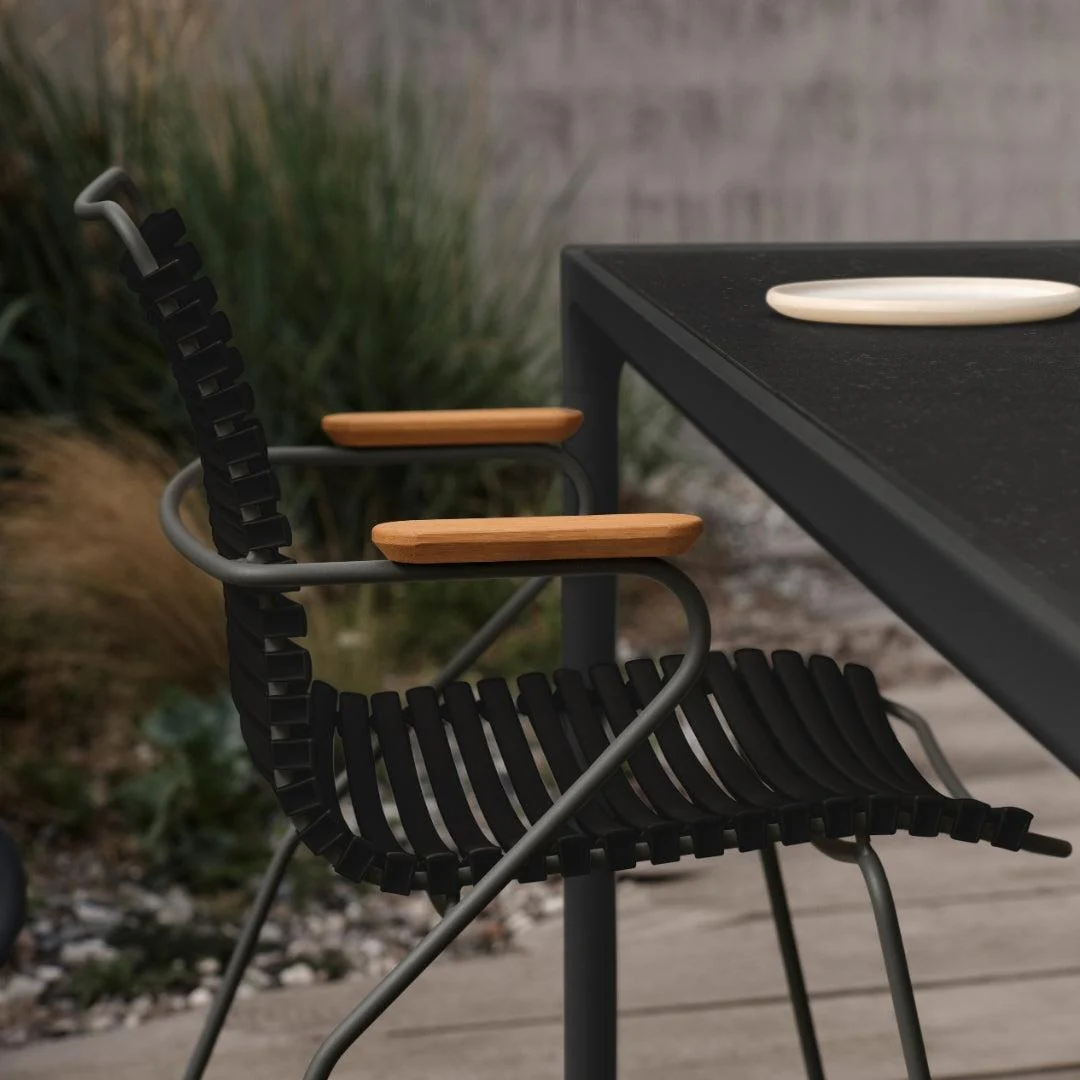FOUR Ceramic table, 90x90 cm - Anthracite - Image 4