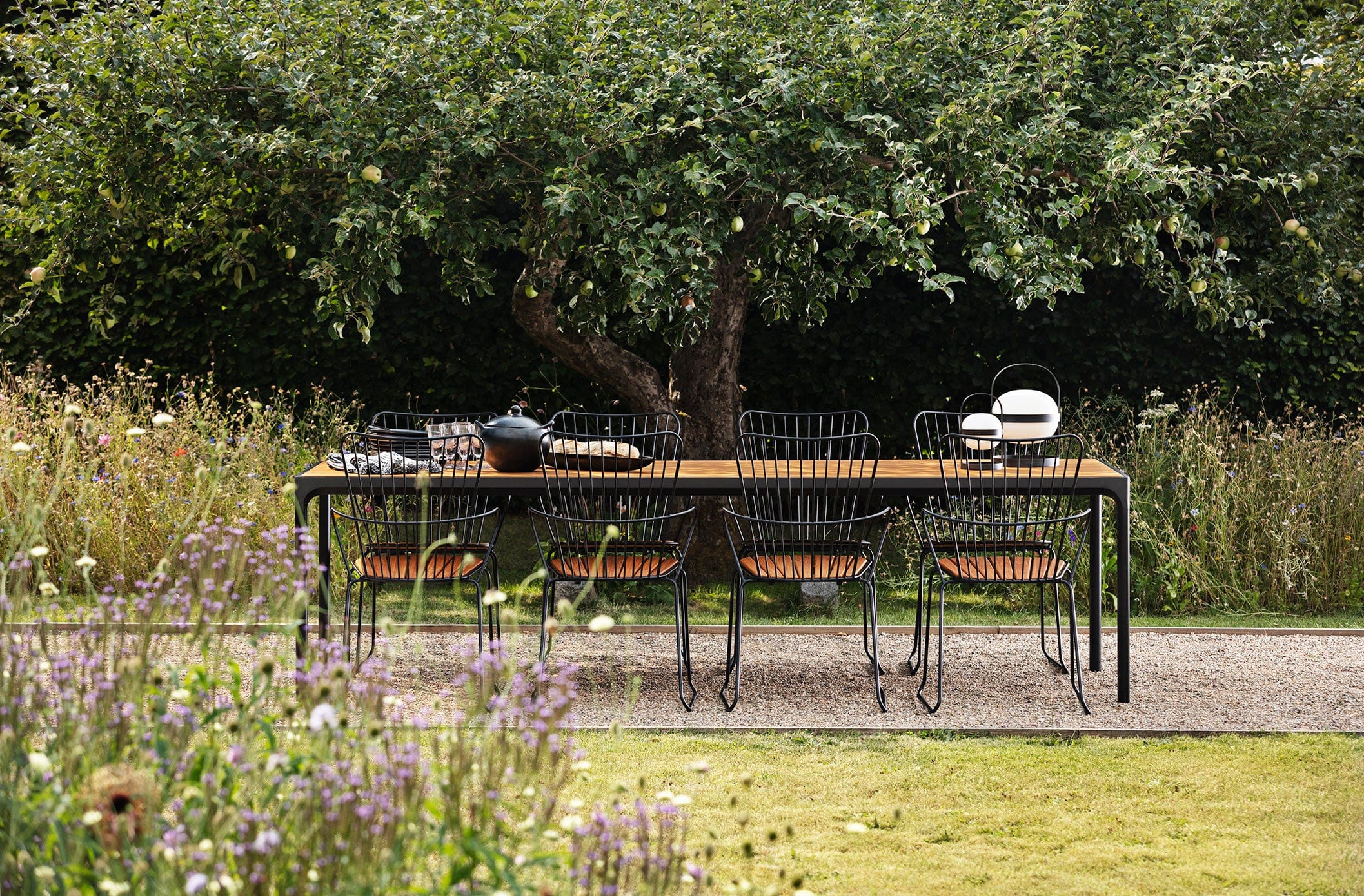Four Table - Bamboo | Black 160(CM) - Image 6