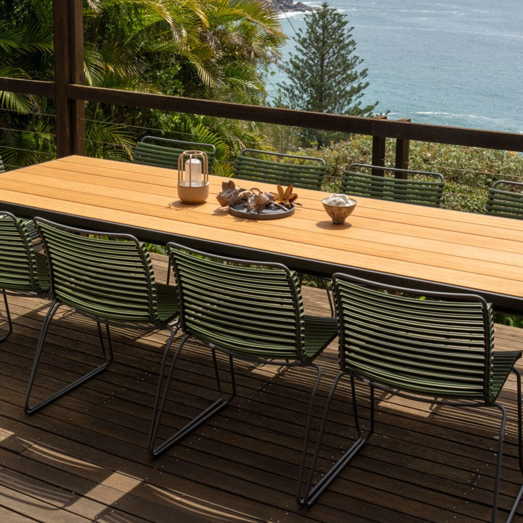Four Table - Bamboo | Black 210(CM) - Image 5