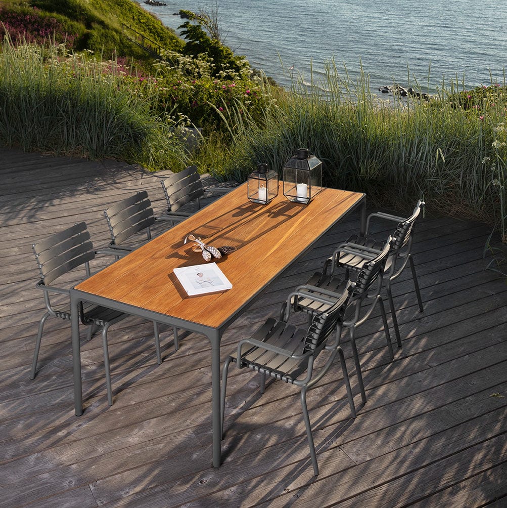 Four Table - Bamboo | Black 210(CM) - Image 9
