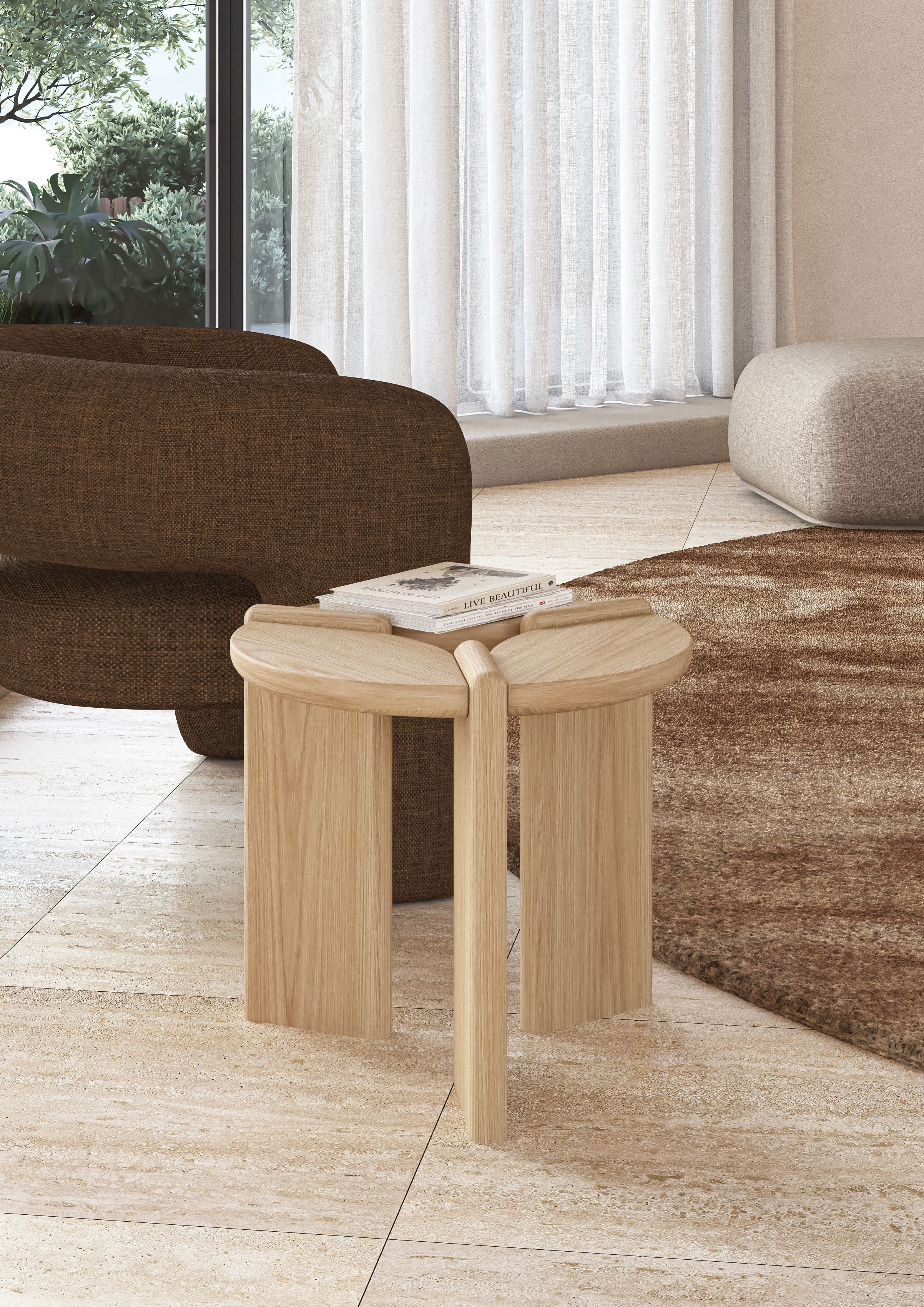 Fresno Side Table - Natural - Image 2