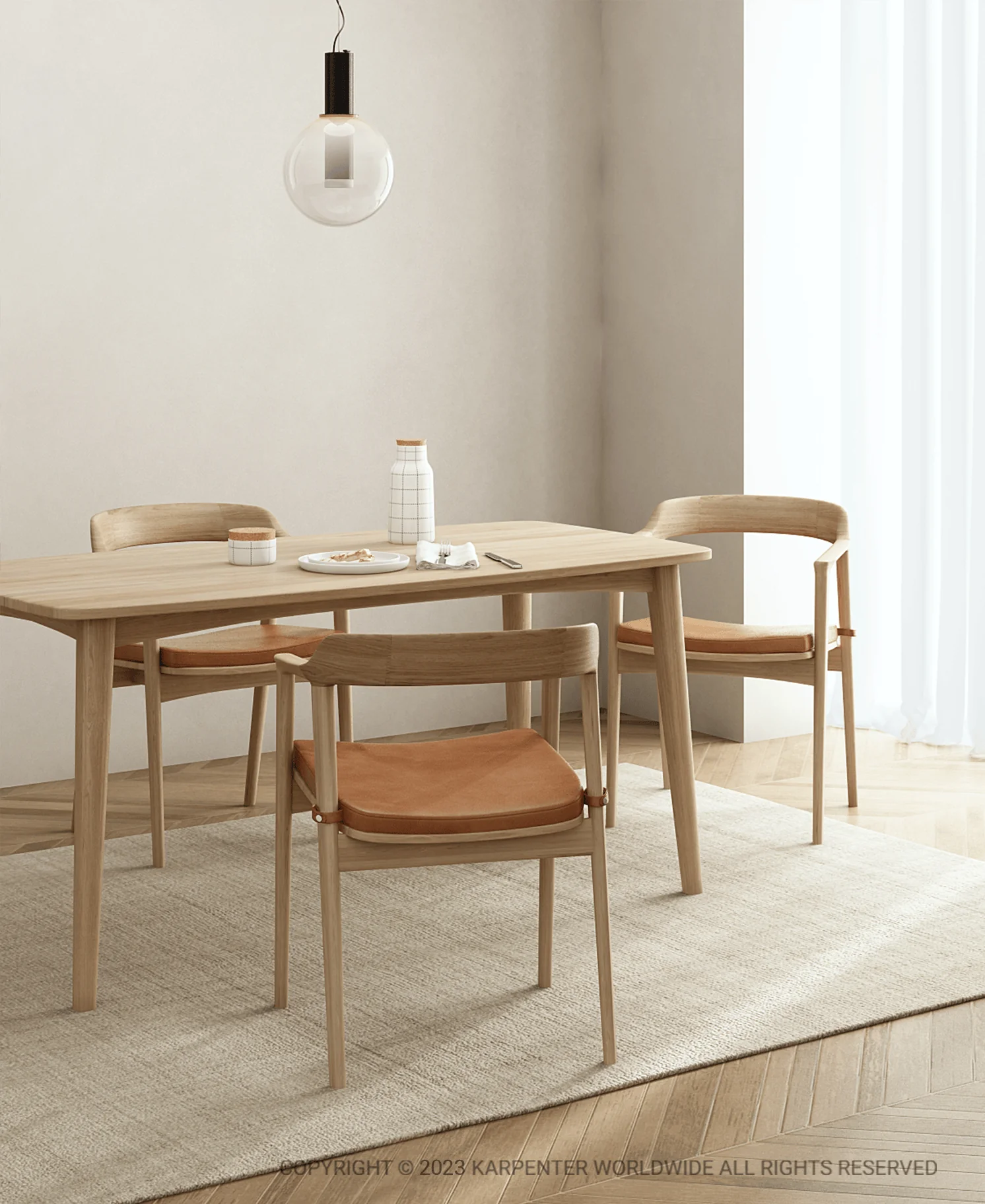 Grasshopper Armchair - European Oak - Image 9