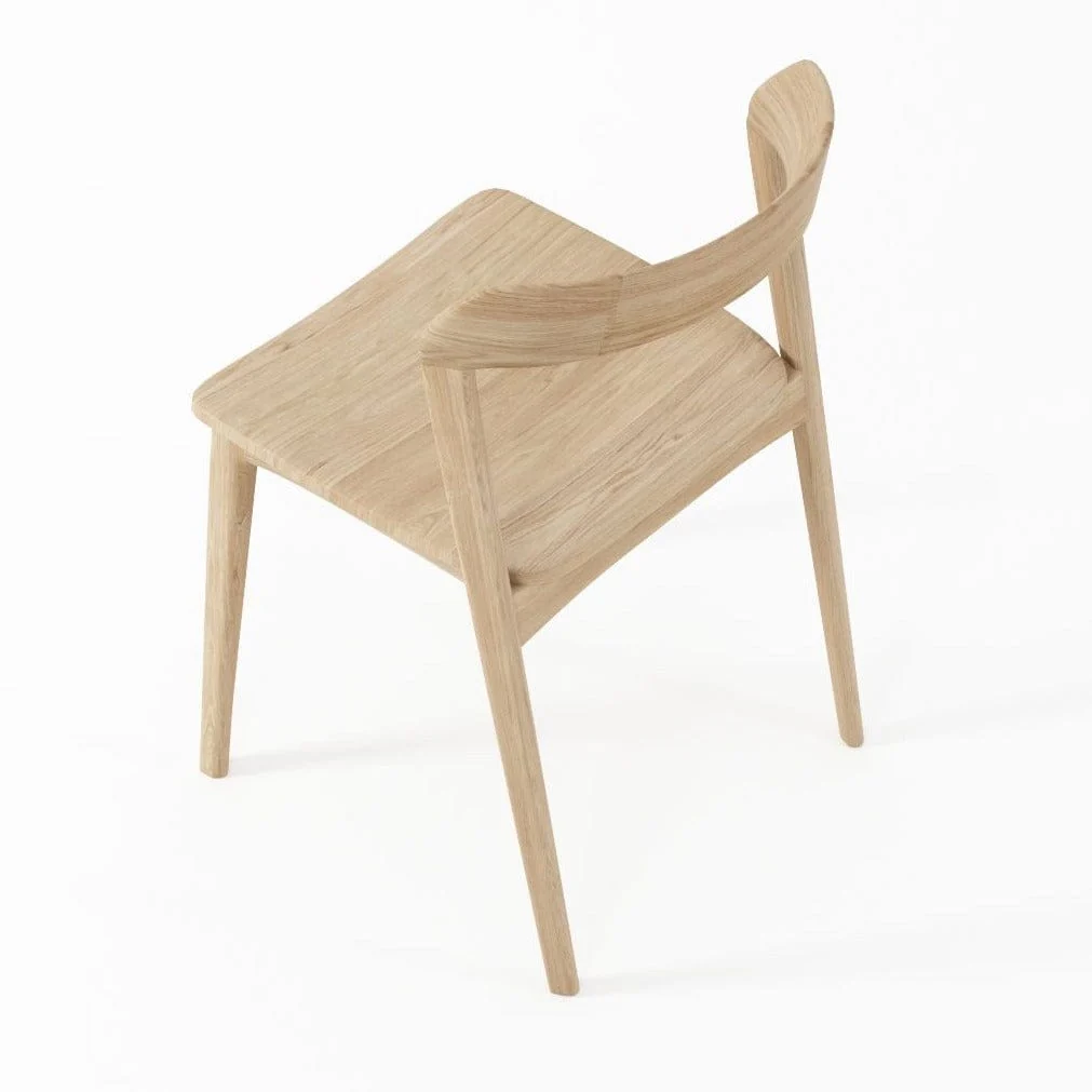 Grasshopper Bistro Dining Chair European Oak - Image 4