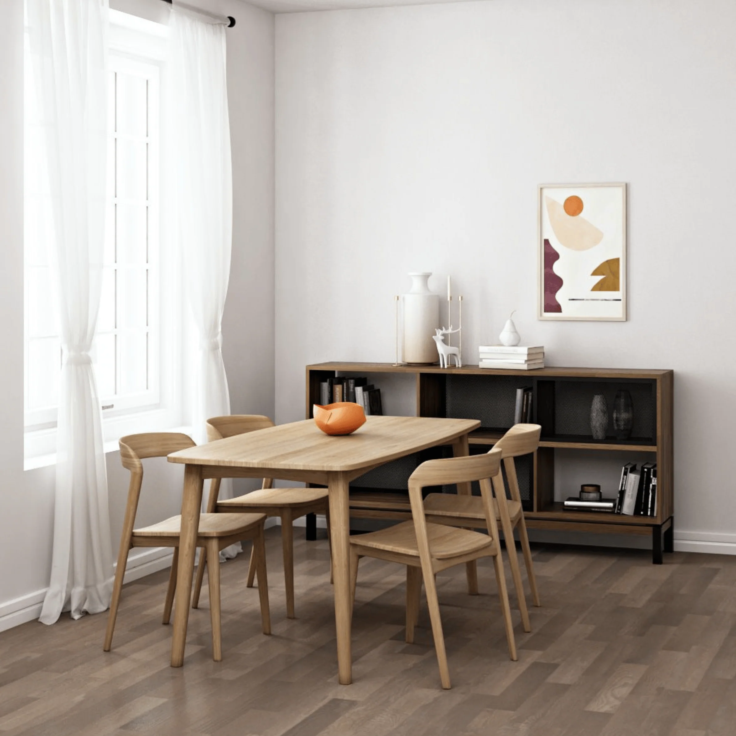 Grasshopper Bistro Dining Chair European Oak - Image 5
