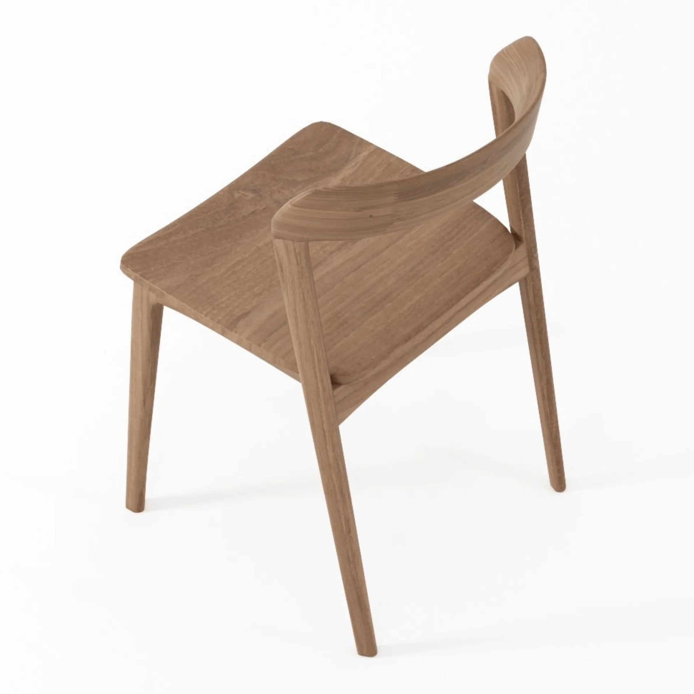 Grasshopper Bistro Dining Chair Teak - Image 3