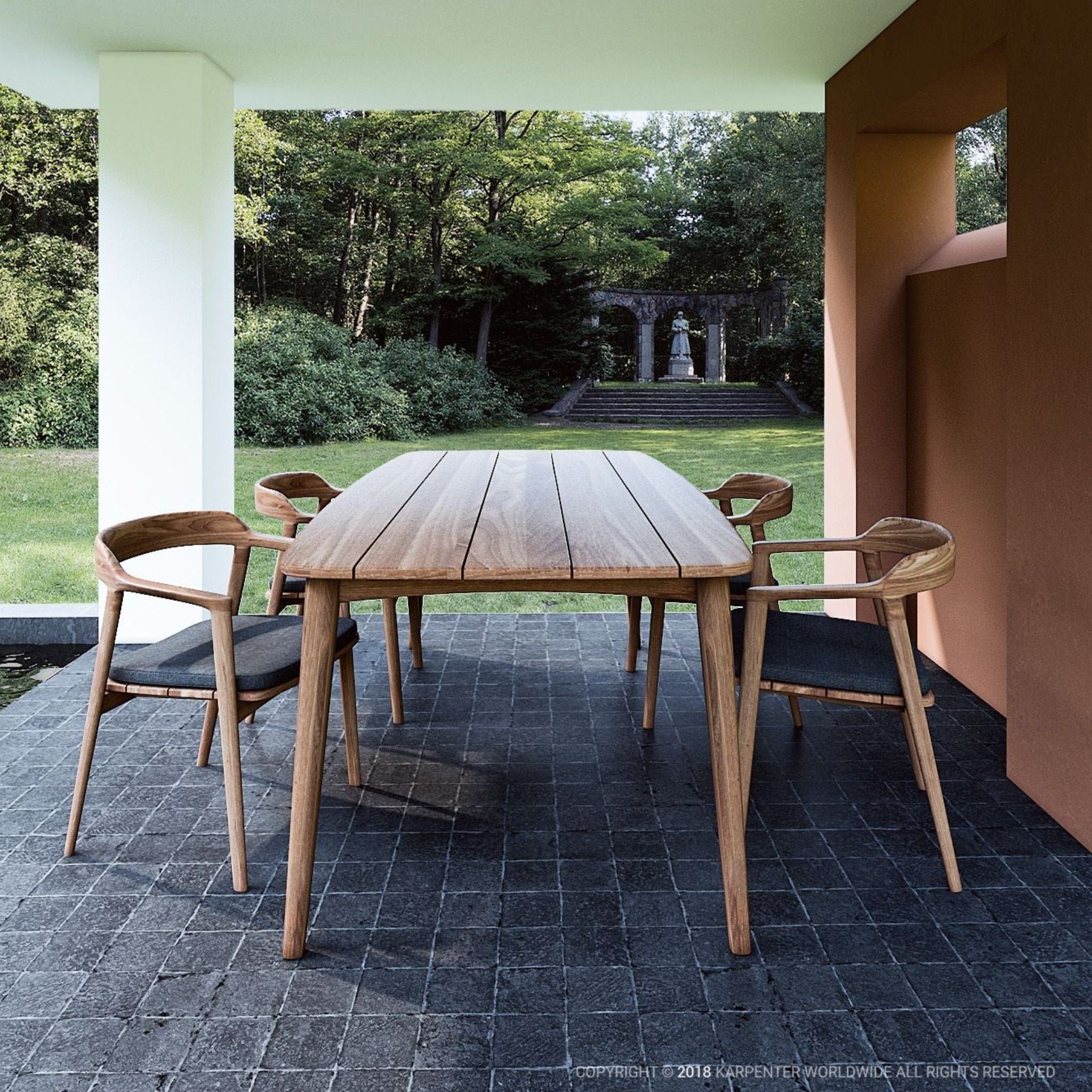 Grasshopper Outdoor Rectangular Dining Table 200(CM) - Image 8