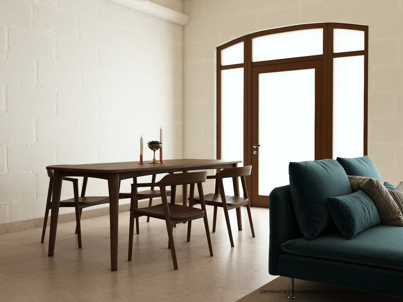 Grasshopper Rectangular Dining Table 160(CM) - FSC RecycledTeak - Image 4