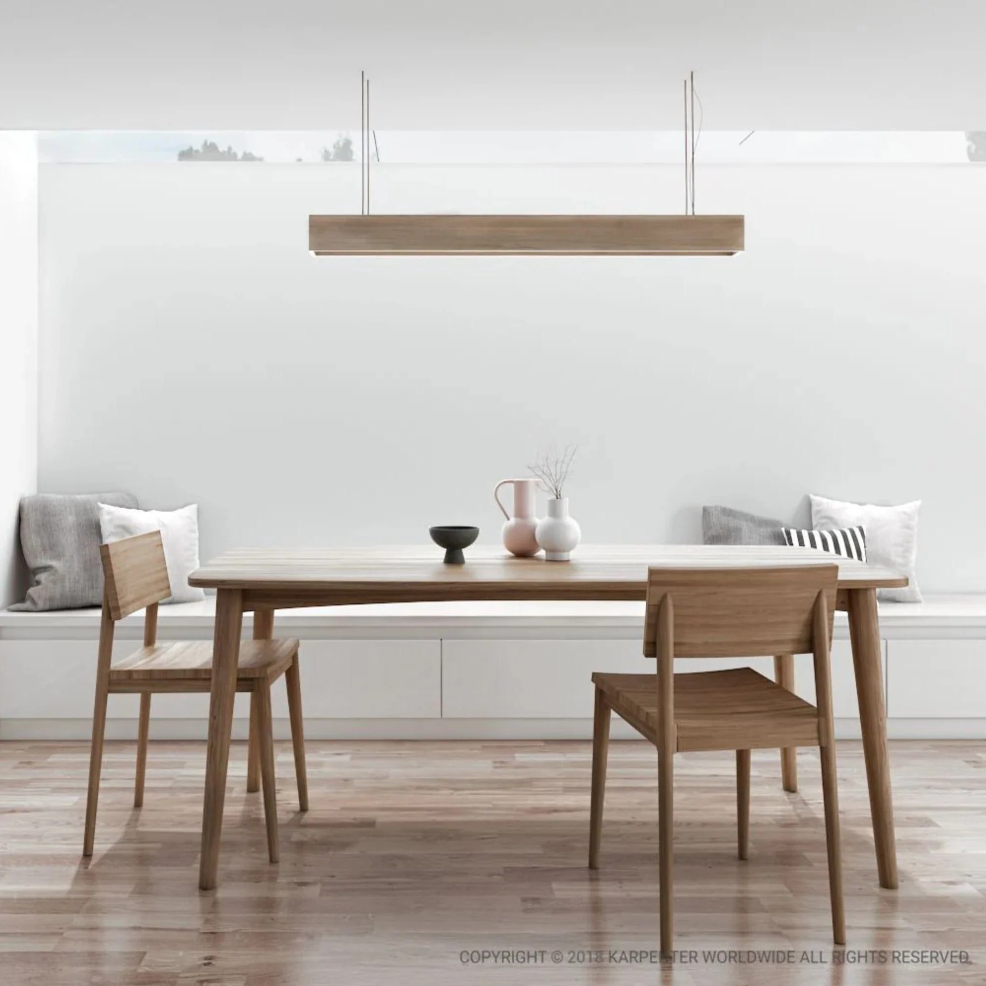 Grasshopper Rectangular Dining Table 240(CM) - European Oak - Image 3