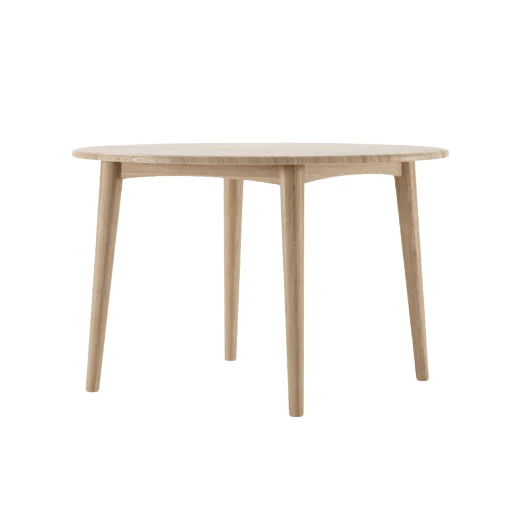 Grasshopper Round Dining Table 120(CM) - European Oak