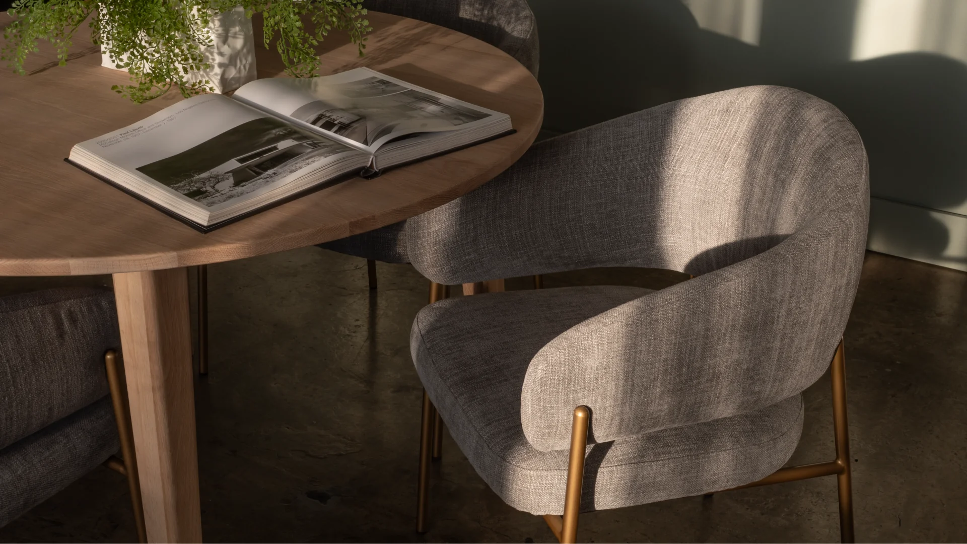 Hanna Dining Chair Silver Upholstery - Image 6