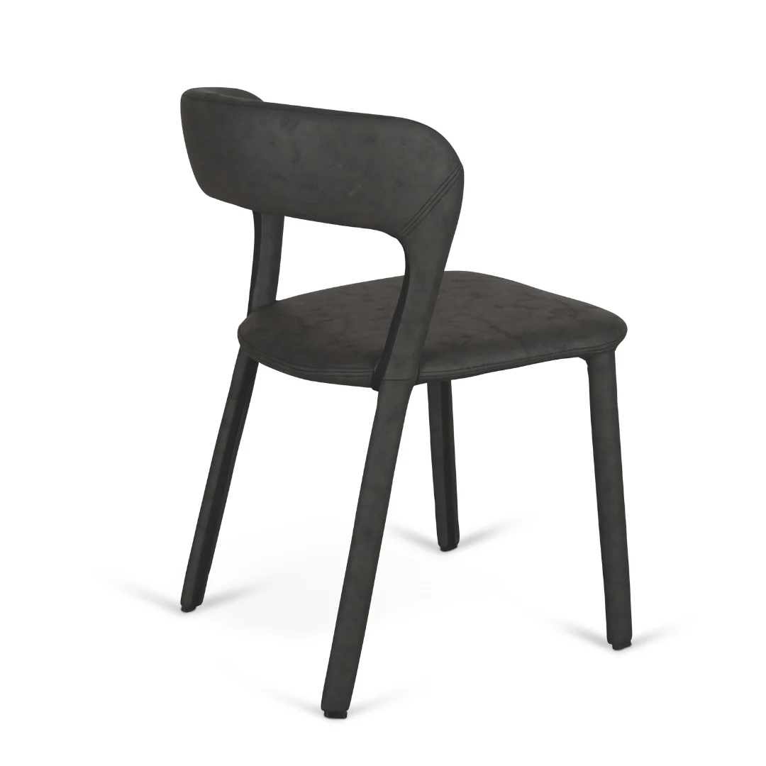 Hudson Dining Chair Charcoal - Image 4
