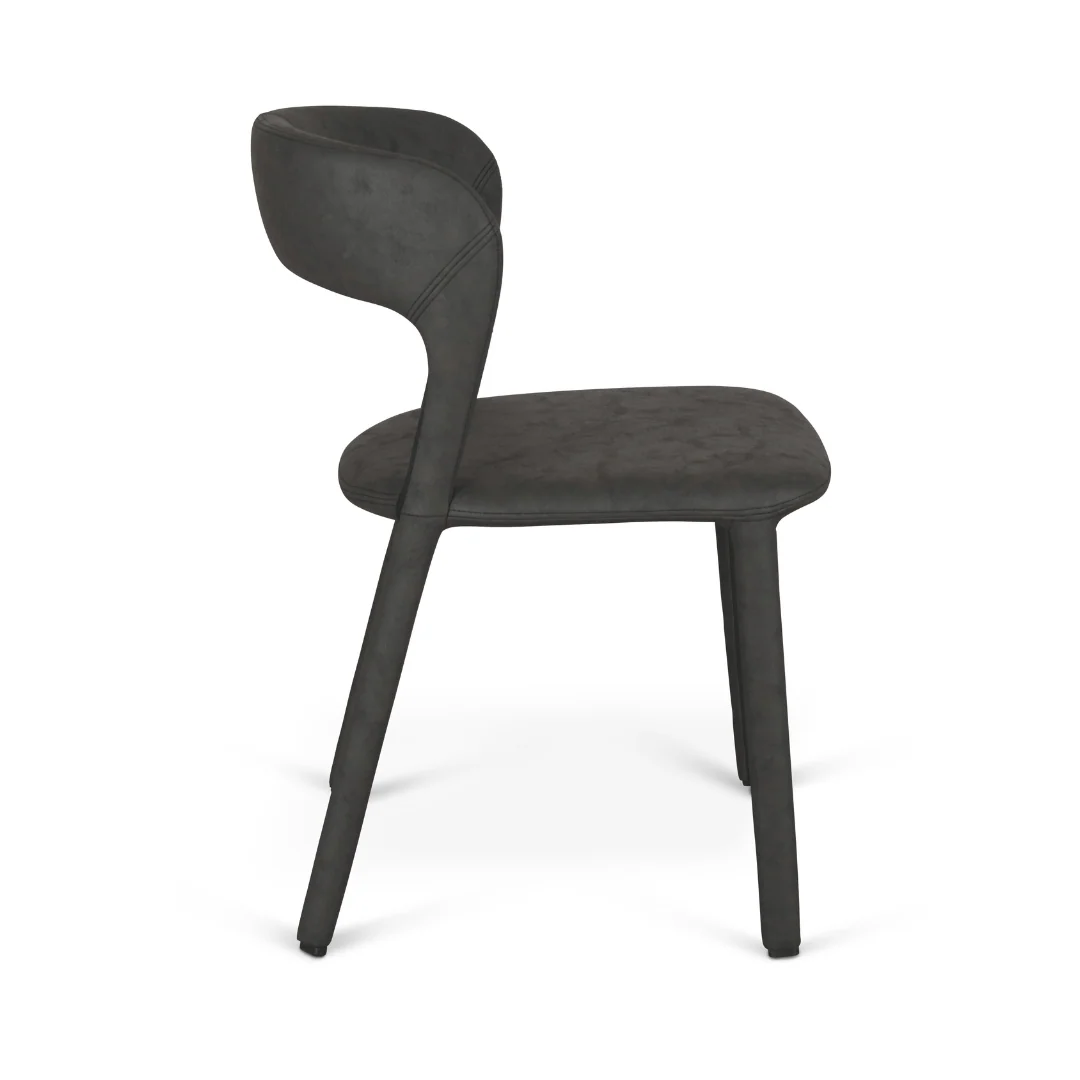 Hudson Dining Chair Charcoal - Image 5