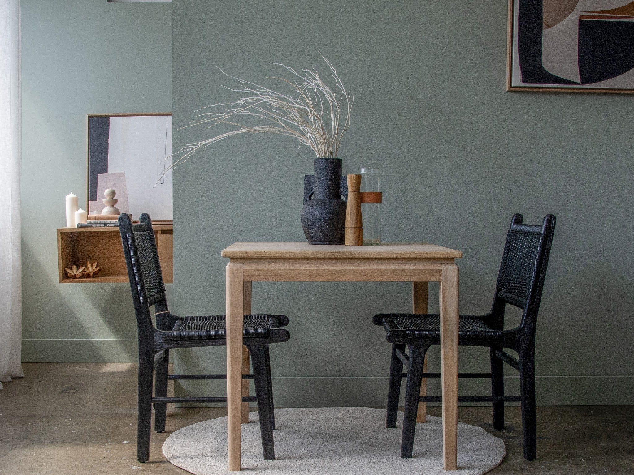Husk Dining Chair Black - Image 4