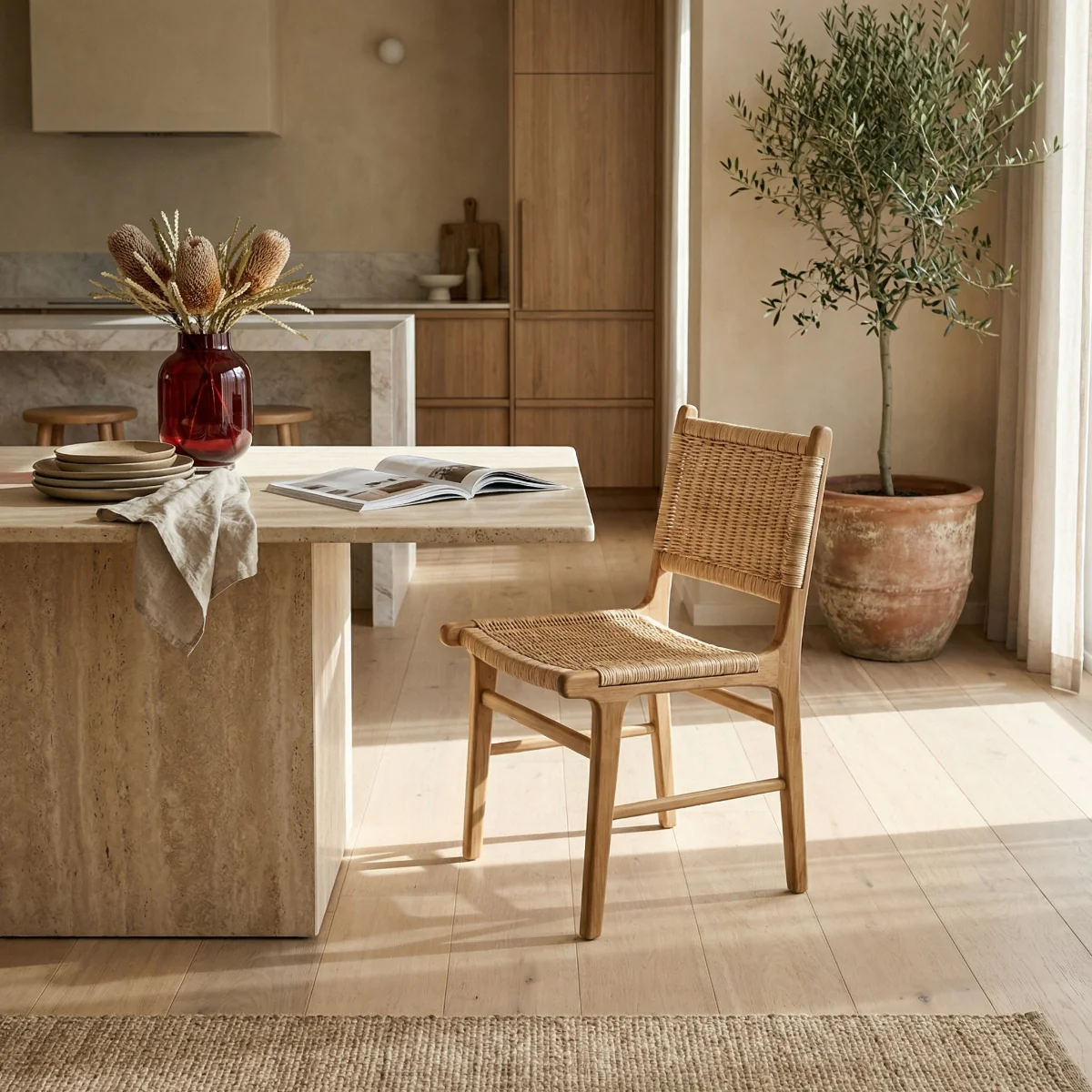 Husk Dining Chair Natural - Image 3