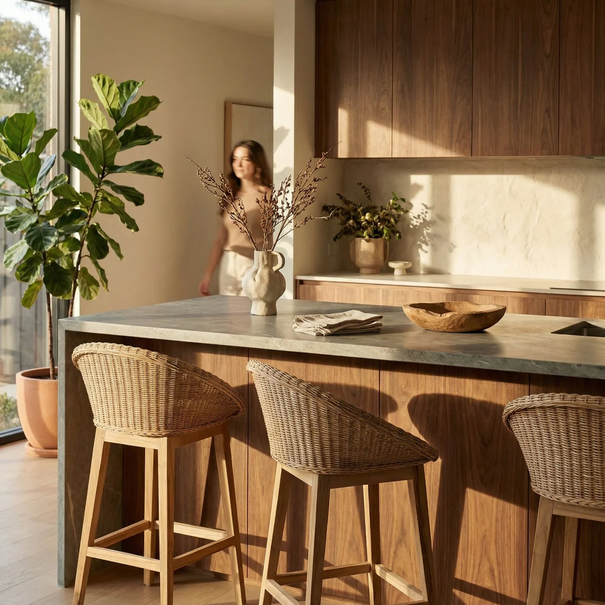 Husk Tub Counter Stool - Image 5