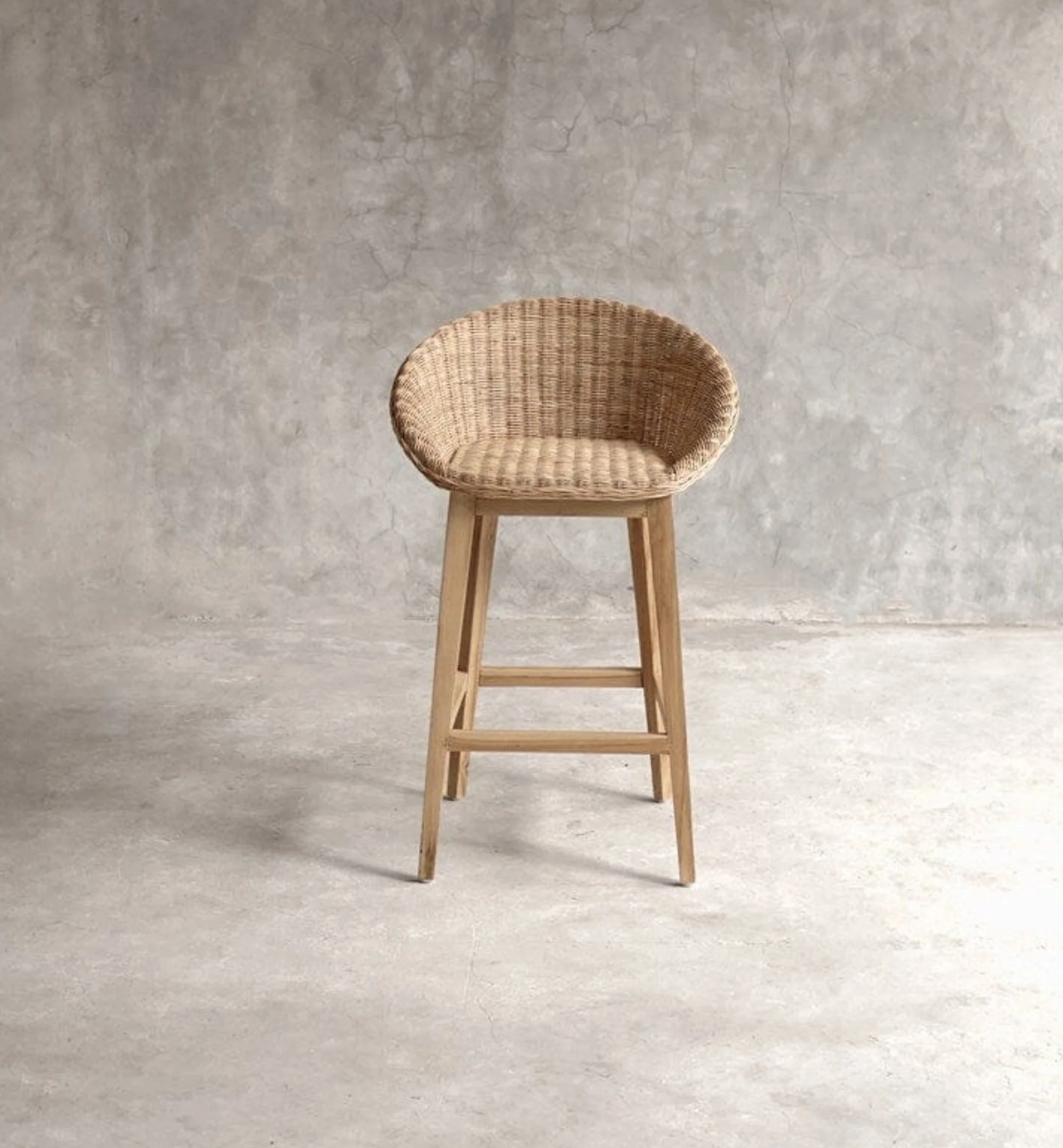 Husk Tub Counter Stool - Image 7