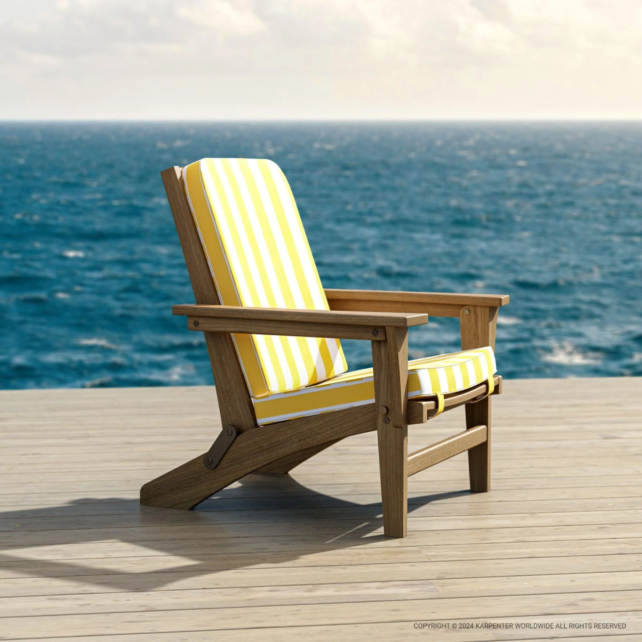 Idle Moose Outdoor Easy Chair - FSC Teak - Image 12