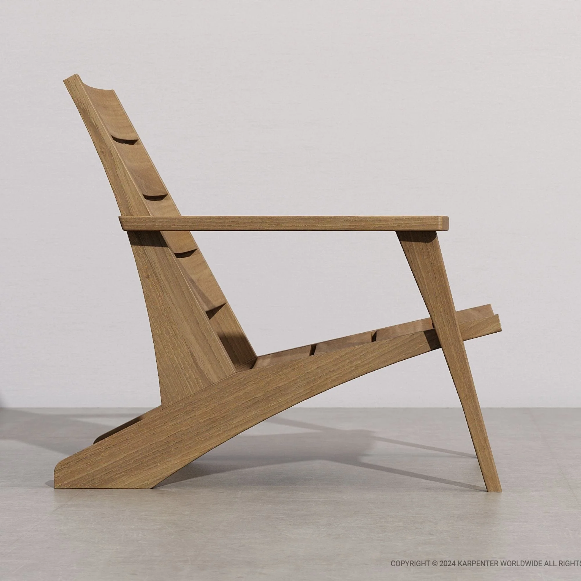 Idle Moose Outdoor Easy Chair - FSC Teak - Image 7
