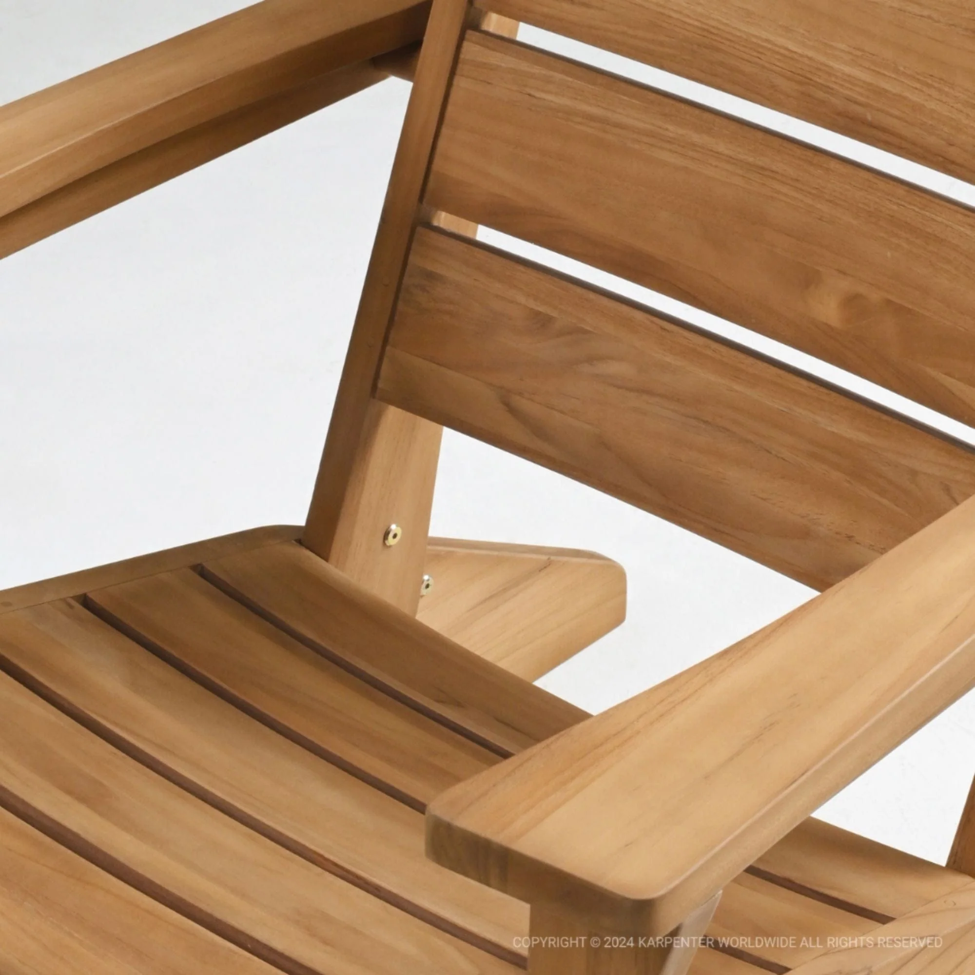 Idle Moose Outdoor Easy Chair - FSC Teak - Image 9