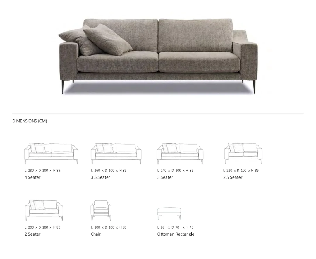 Ivanhoe 3.5 Seat Lounge - Image 6