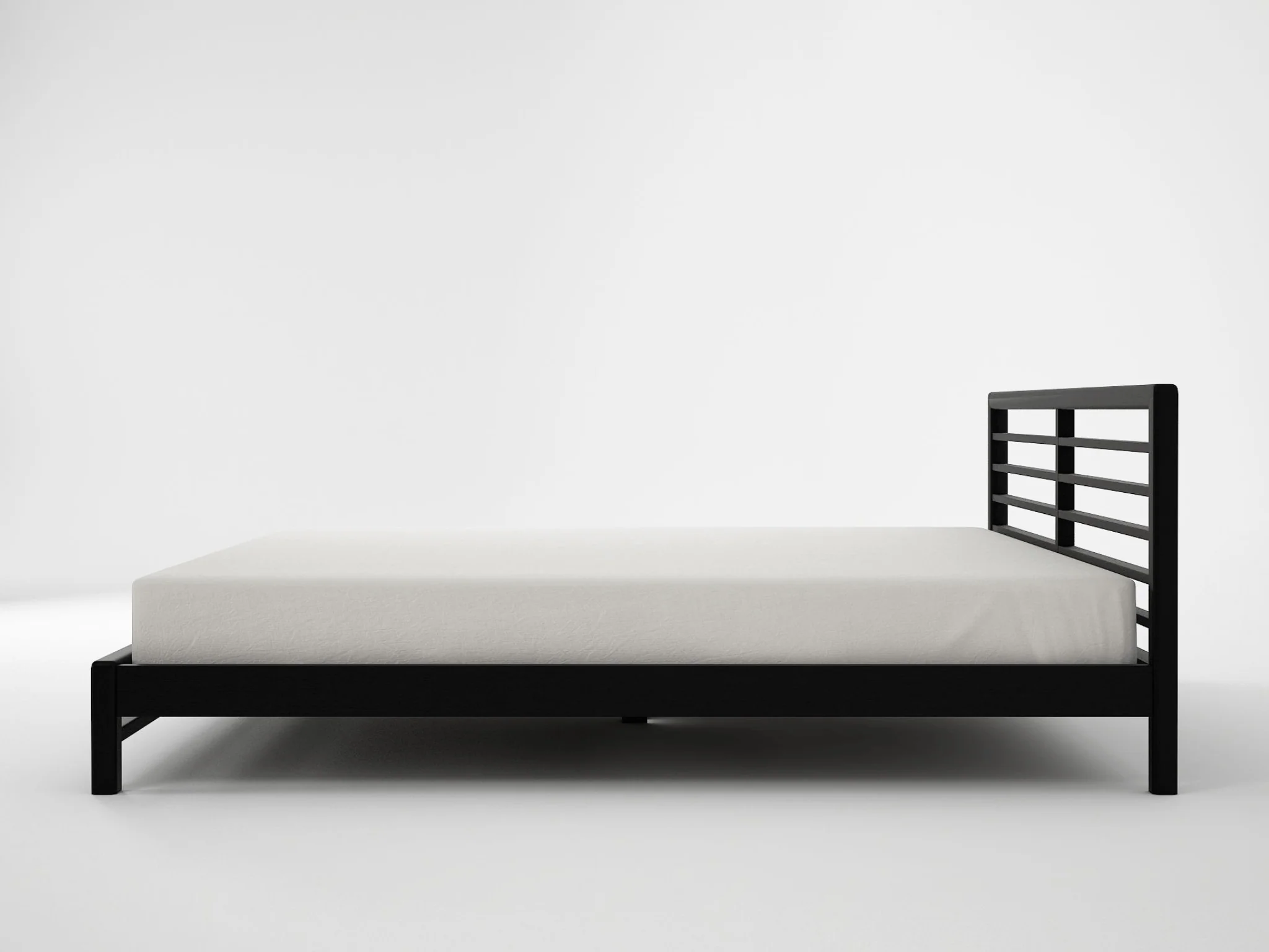 Jun King Bed - Satin Black - Image 3
