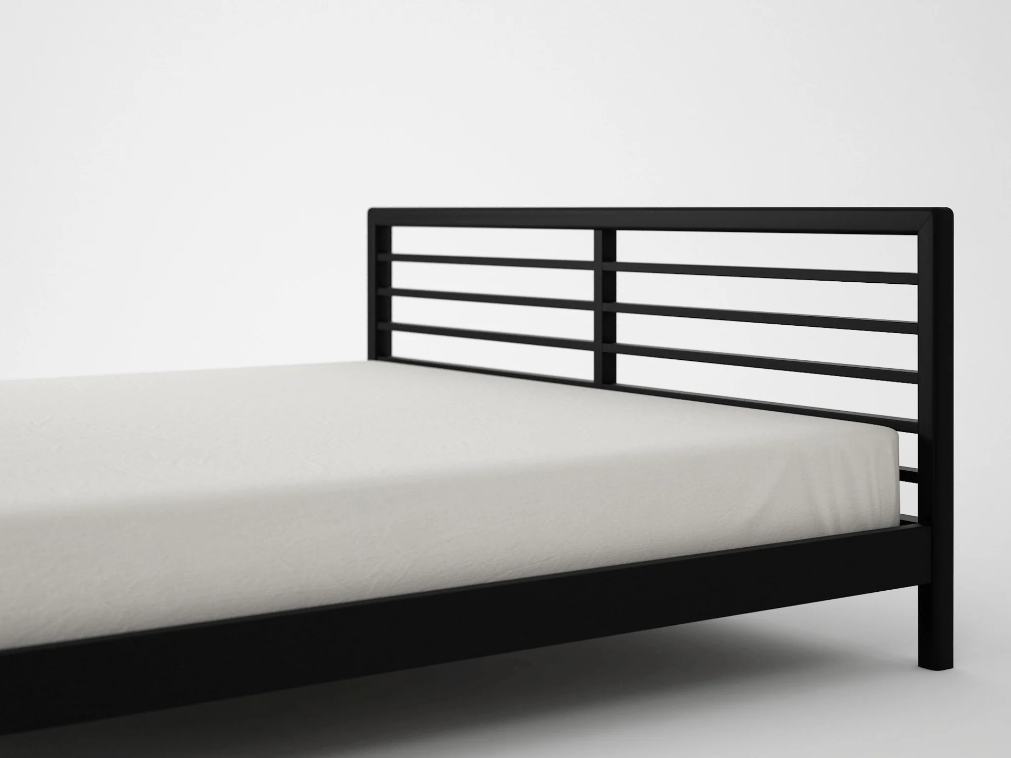 Jun King Bed - Satin Black - Image 5