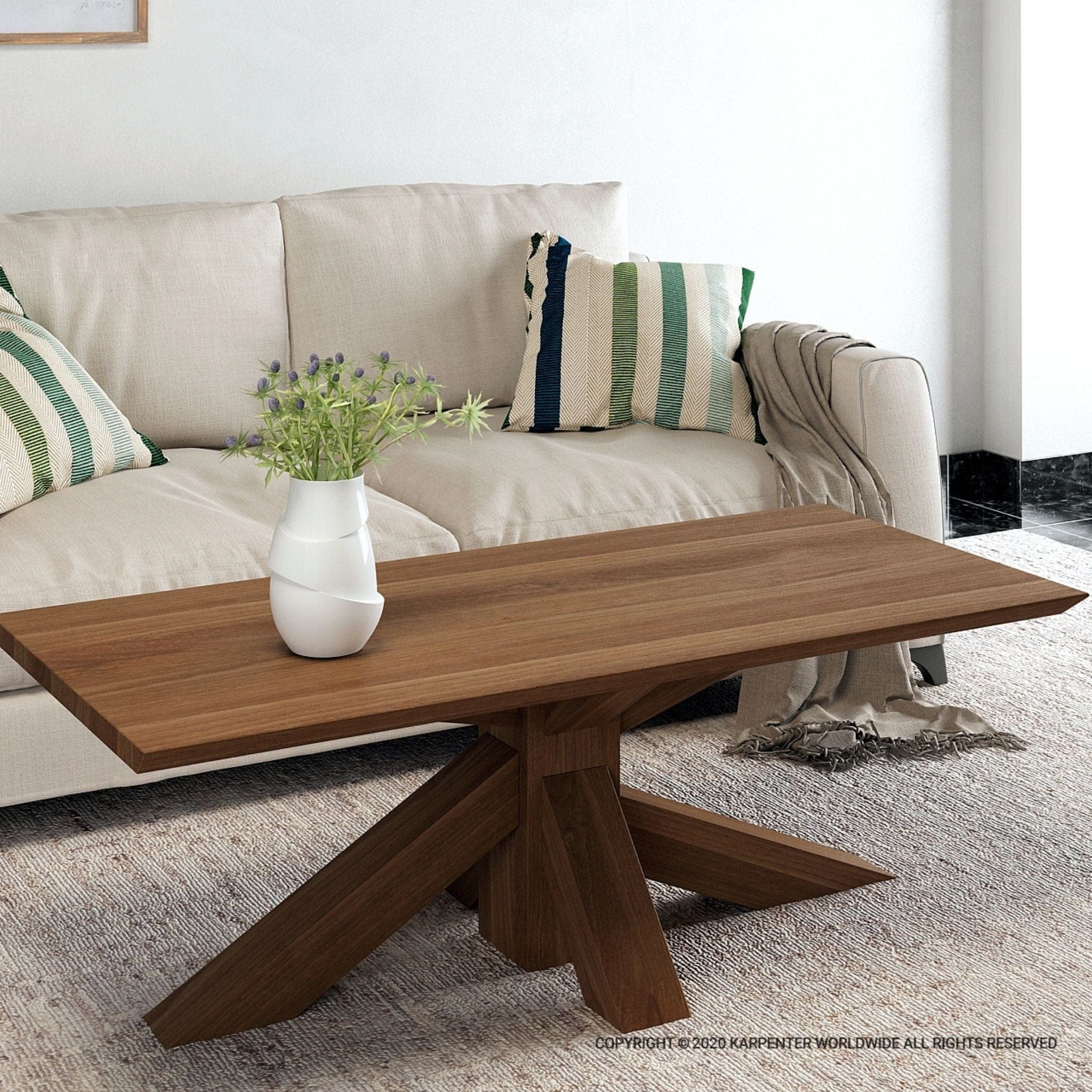 Ki Coffee Table 130(CM) - FSC Recycled Teak - Image 2