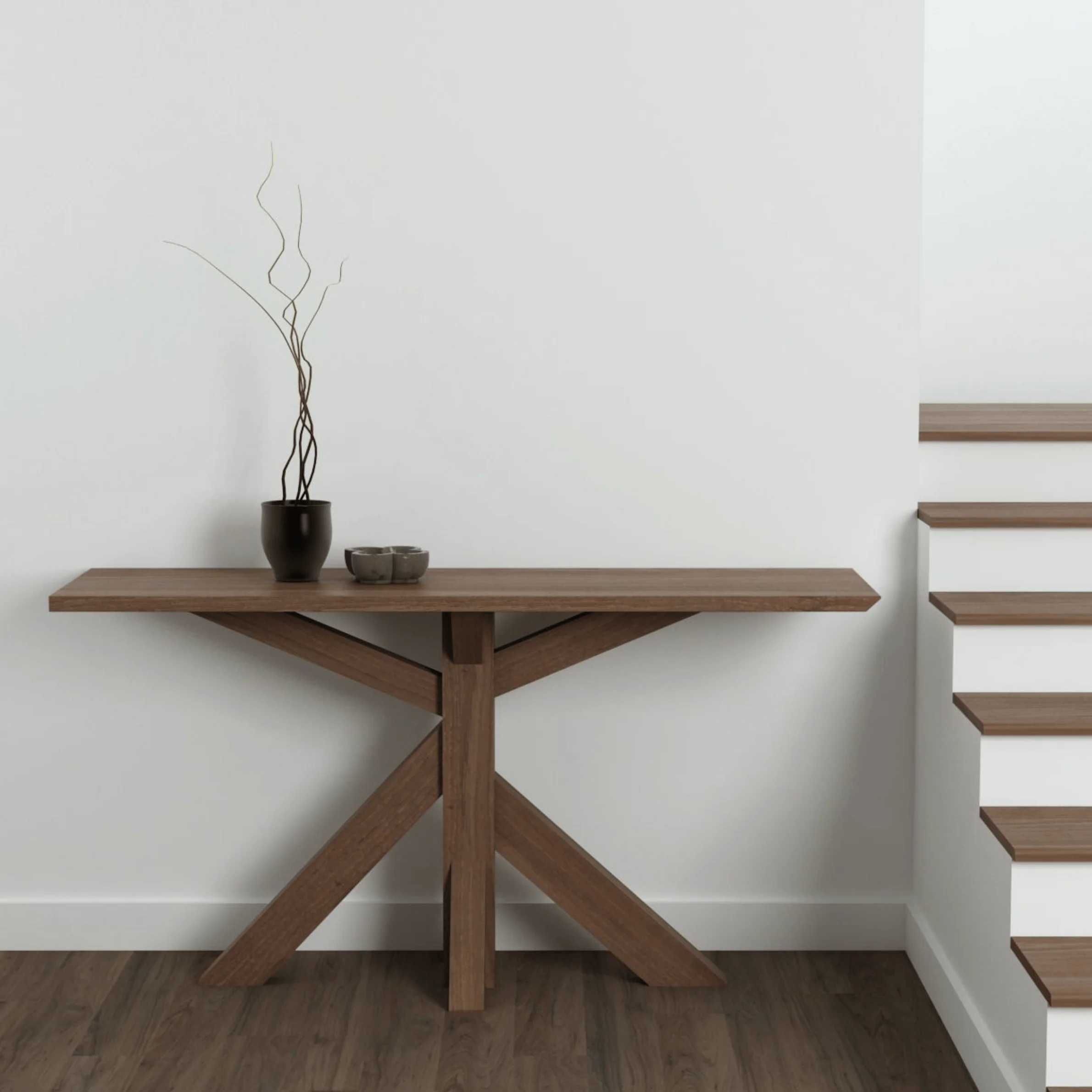 Ki Console Table - FSC Recycled Teak - Image 5