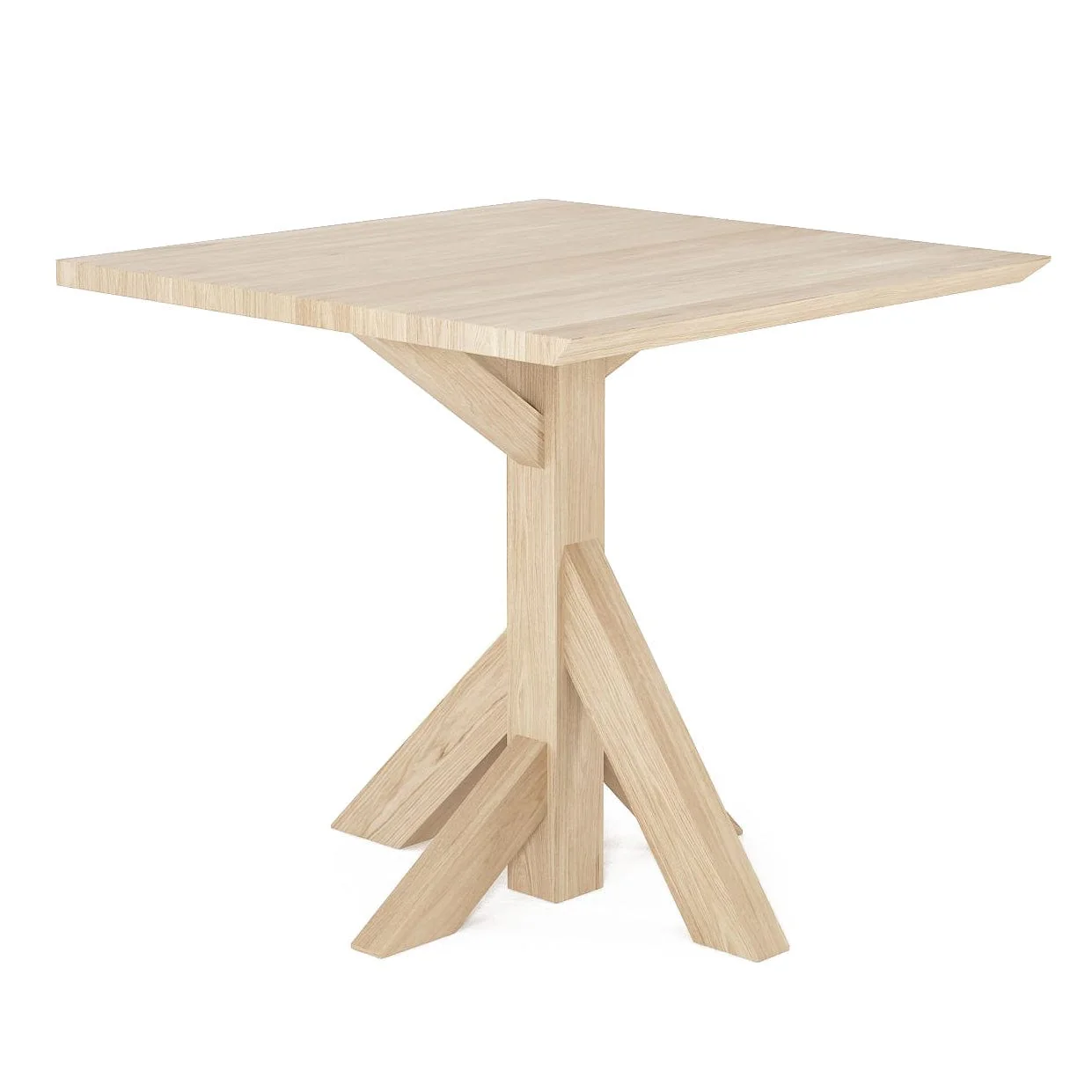 Ki Square Dining Table 80(CM) - European Oak