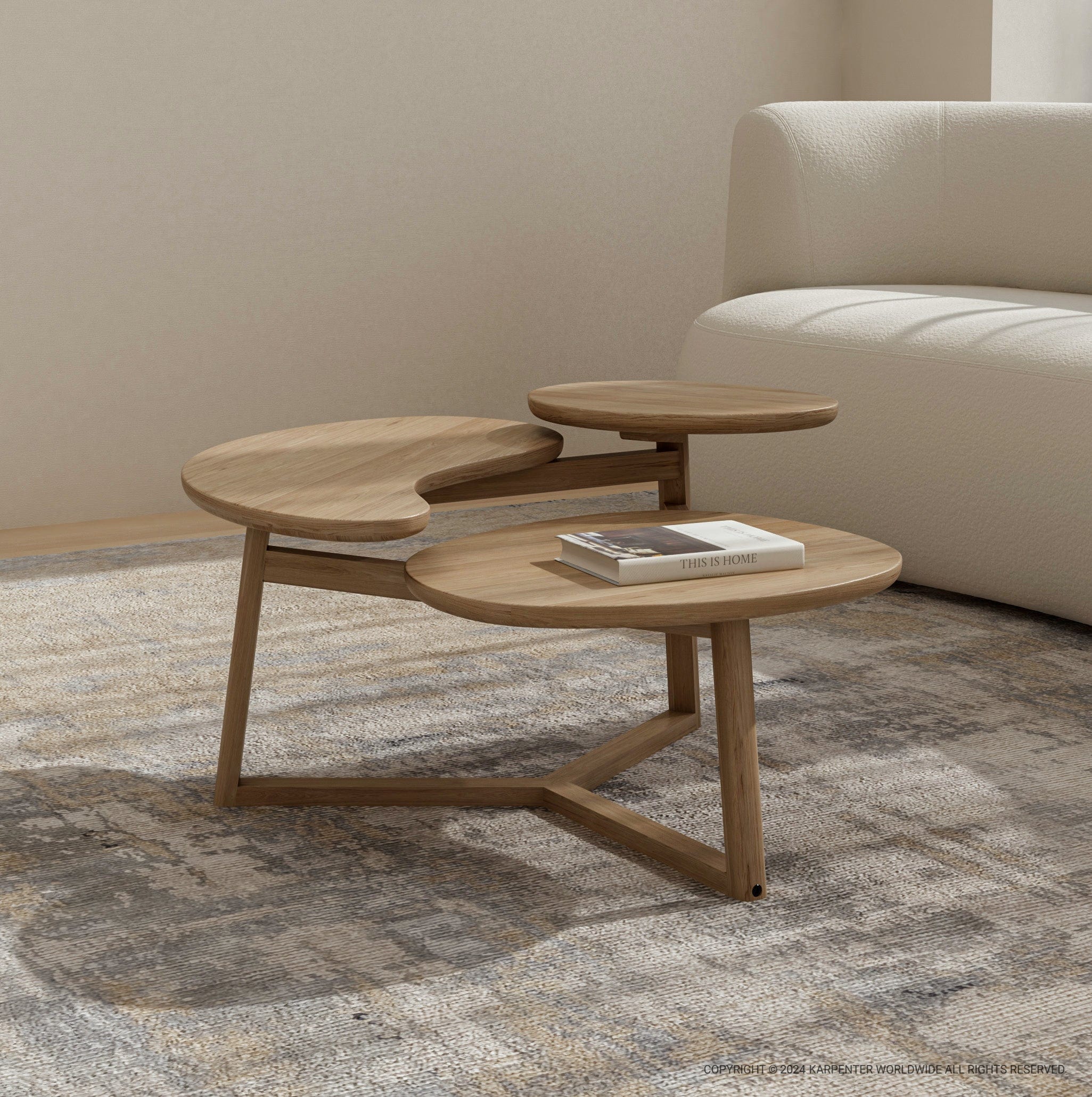 Klippies Coffee Table - European Oak - Image 2