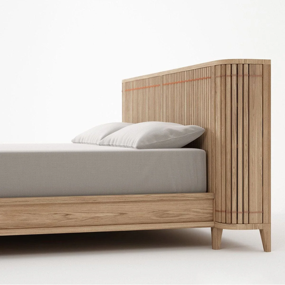Koppar King Bed - European Oak - Image 4