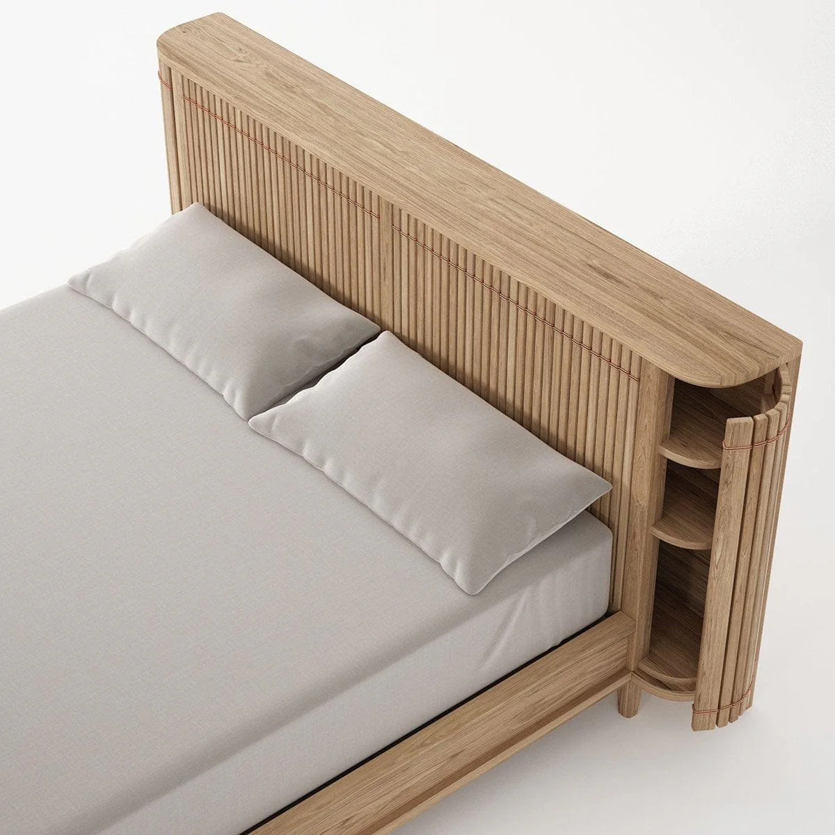 Koppar King Bed - European Oak - Image 7