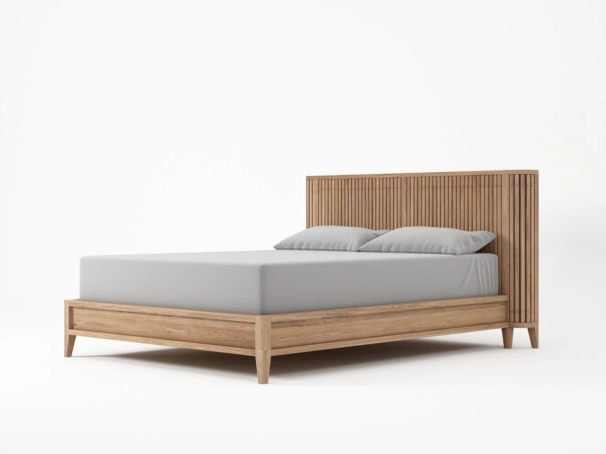 Koppar King Bed - European Oak - Image 8