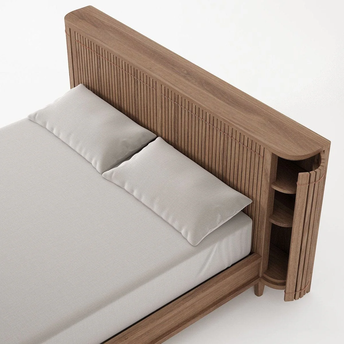 Koppar King Bed - FSC Recycled Teak - Image 9