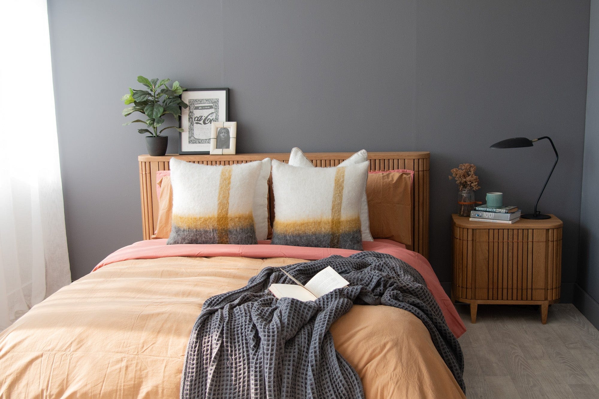 Koppar Queen Bed - European Oak - Image 7